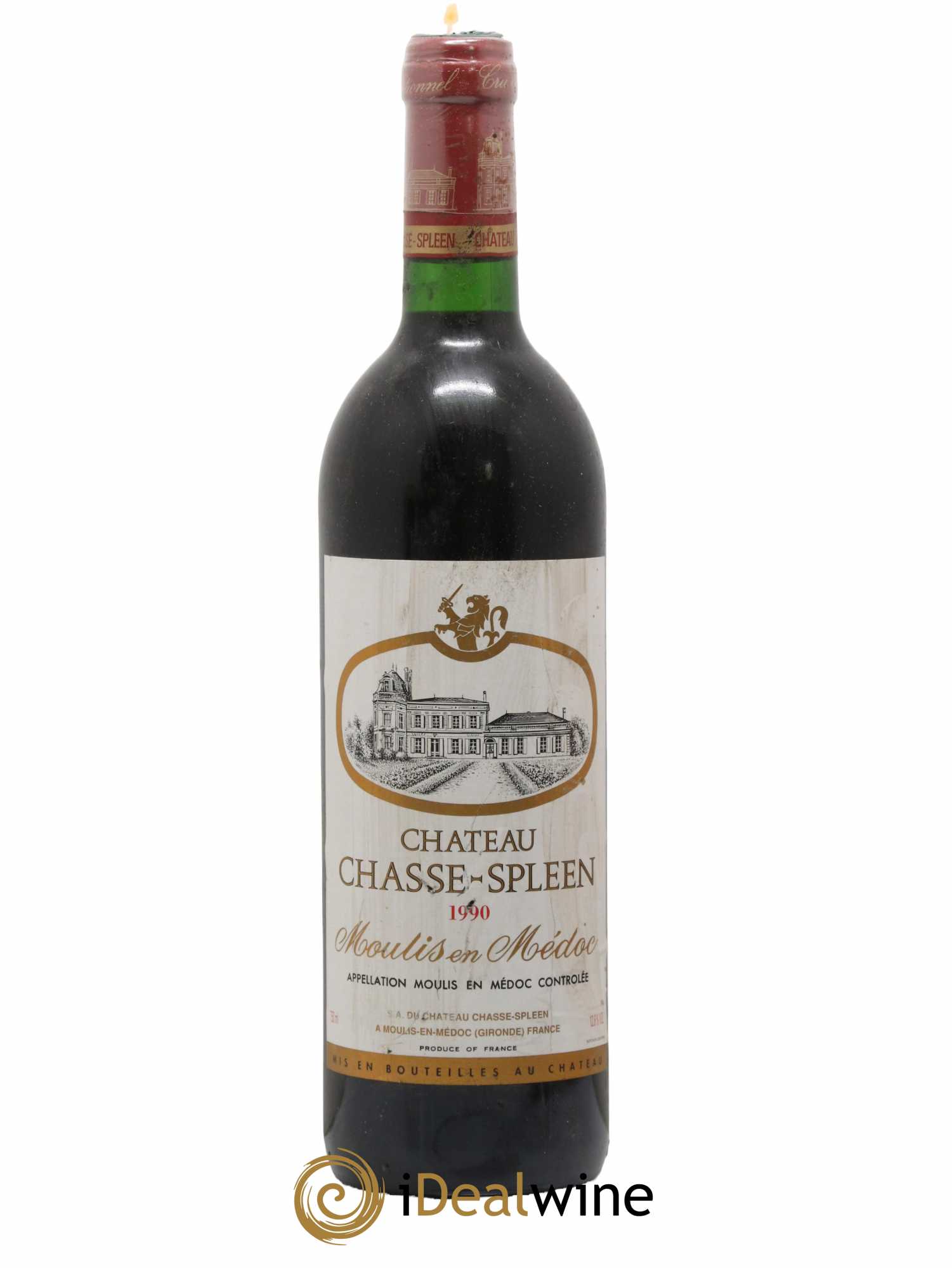 Château Chasse Spleen 1990 - Lot de 1 bouteille - 0