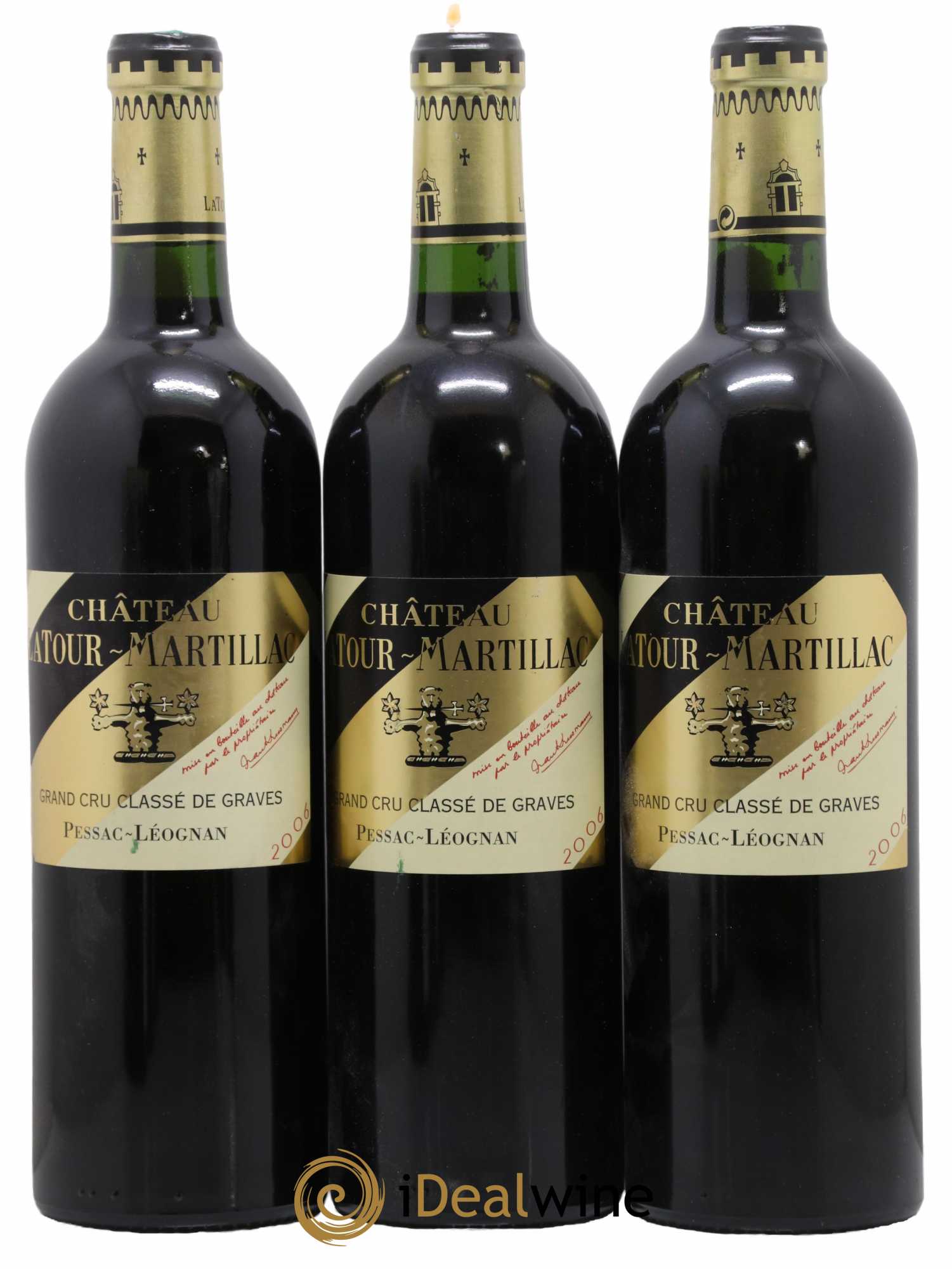 Château Latour-Martillac Cru Classé de Graves 2006 - Lot de 3 bouteilles - 0