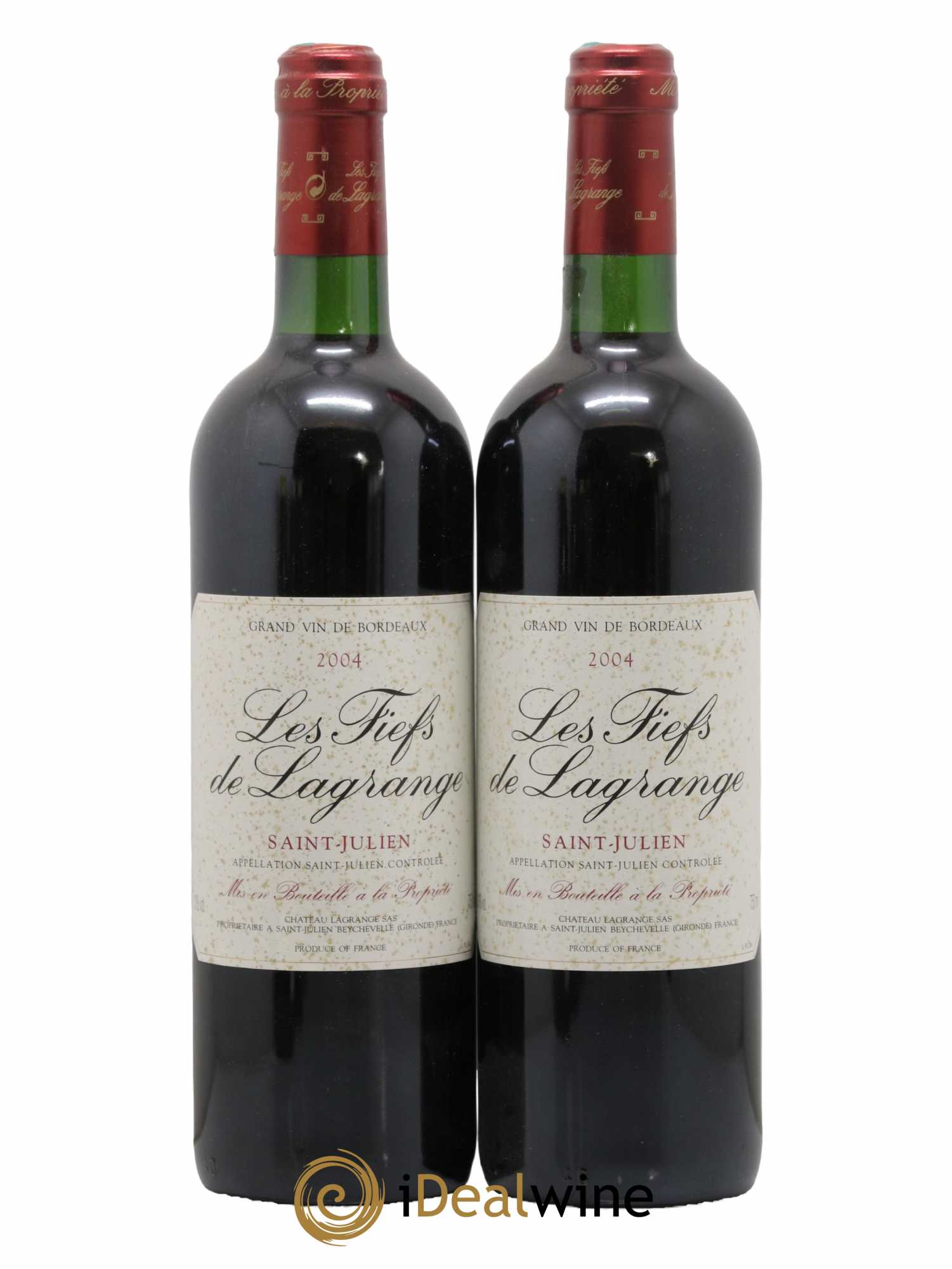 Les Fiefs de Lagrange Second Vin 2004 - Lot de 2 bouteilles - 0