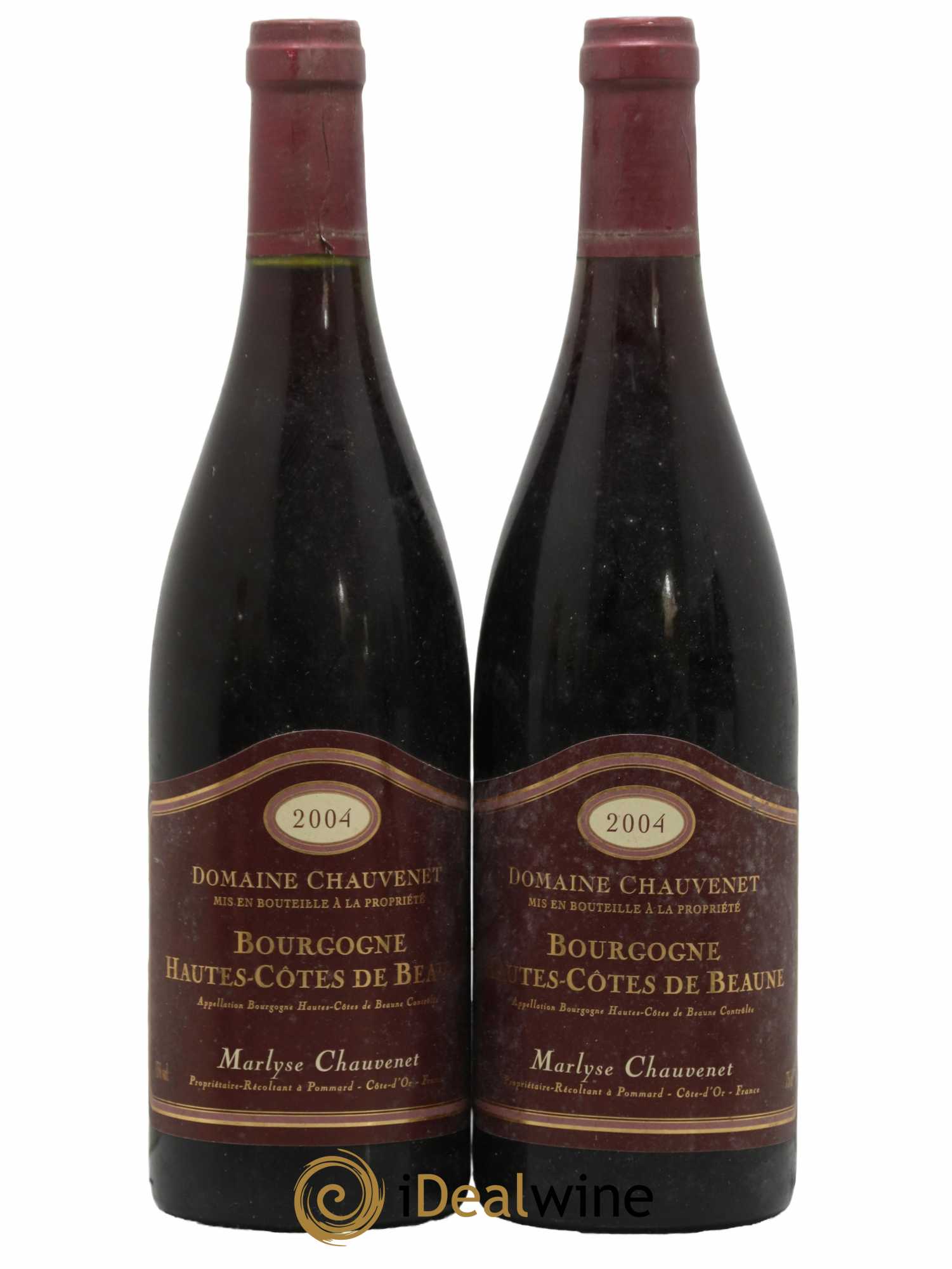 Hautes-Côtes de Beaune Domaine Chauvenet 2004 - Lot de 2 bouteilles - 0