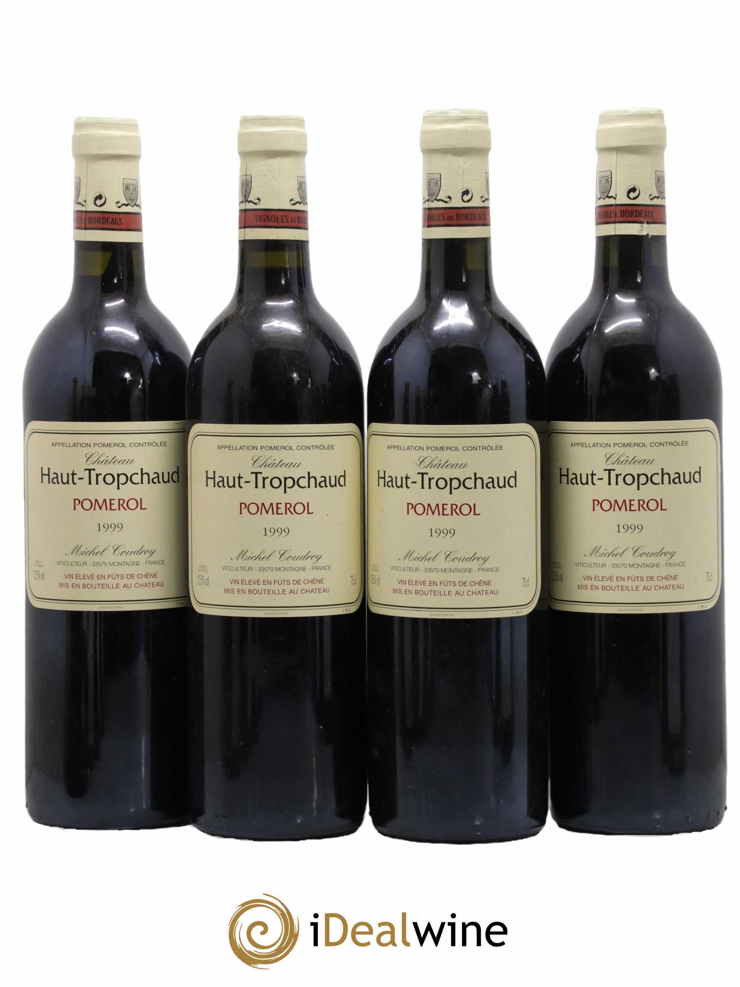 Château Haut Tropchaud 1999 - Lot de 4 bouteilles - 0