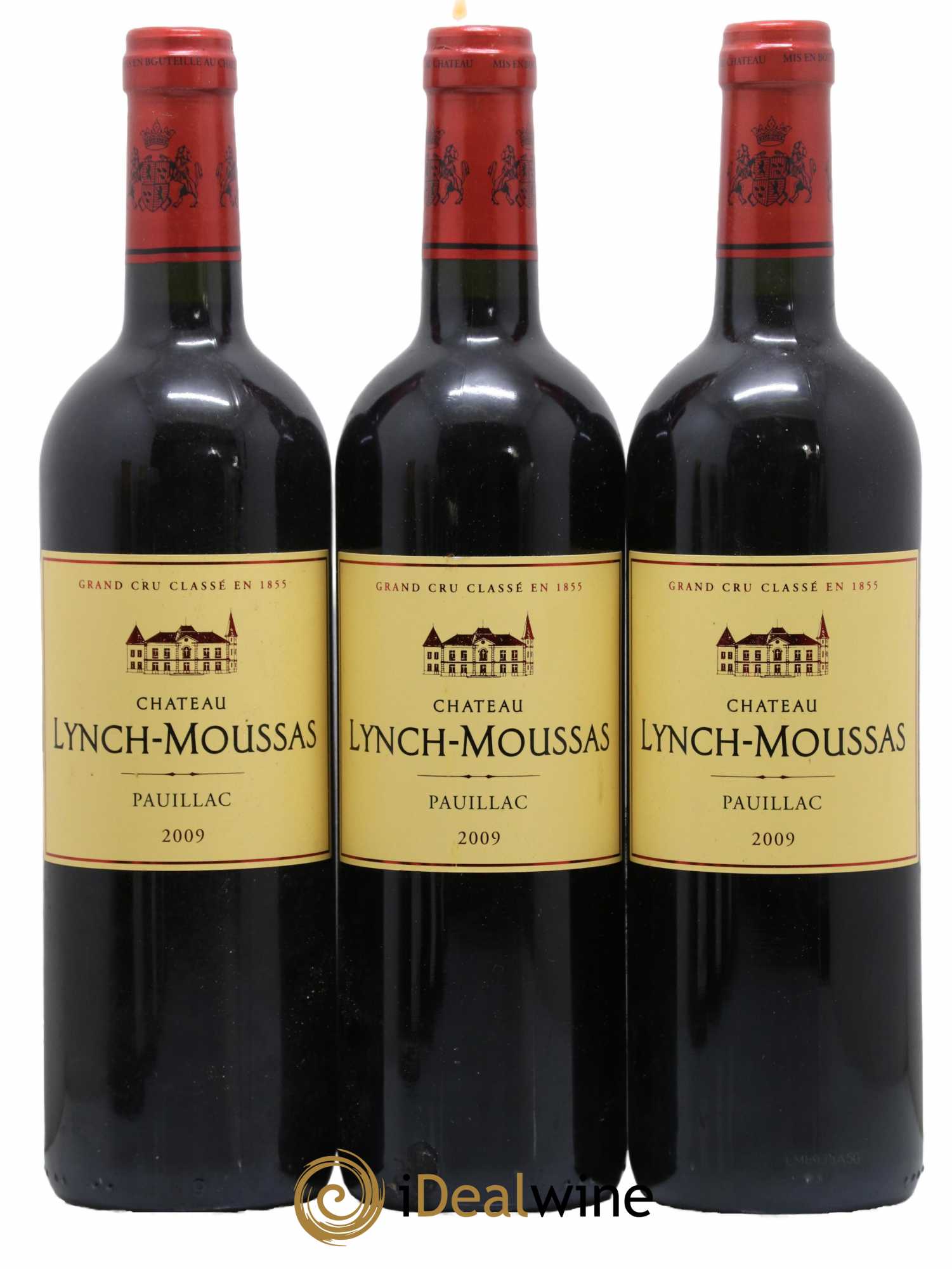 Château Lynch Moussas 5ème Grand Cru Classé 2009 - Lot de 3 bouteilles - 0