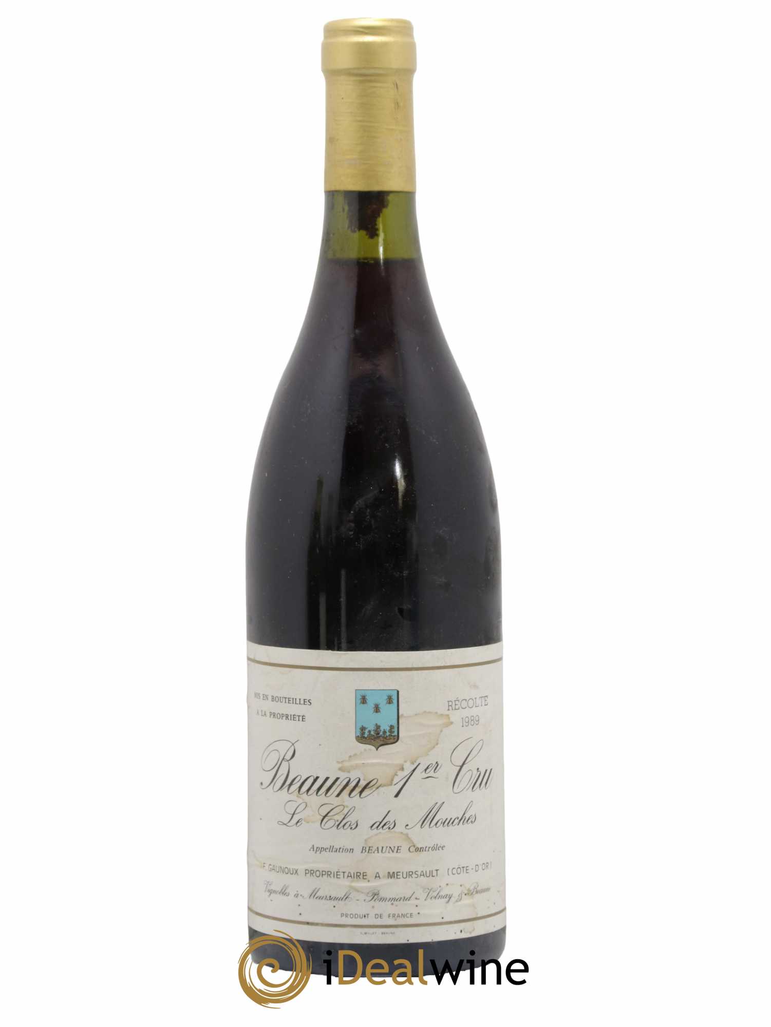Beaune 1er Cru Clos des Mouches François Gaunoux (Domaine) 1989 - Lot de 1 bouteille - 0