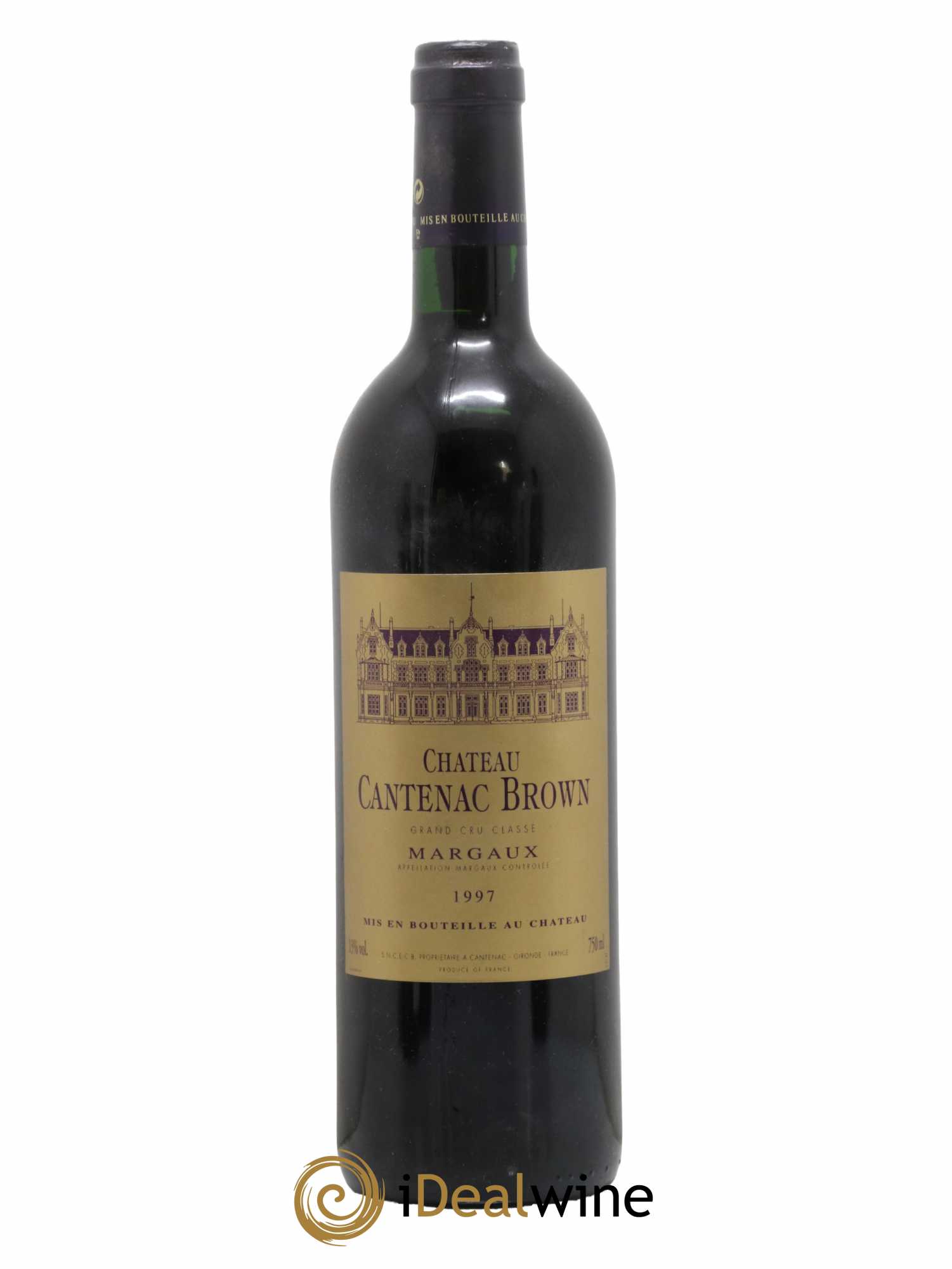 Château Cantenac Brown 3ème Grand Cru Classé 1997 - Lot de 1 bouteille - 0
