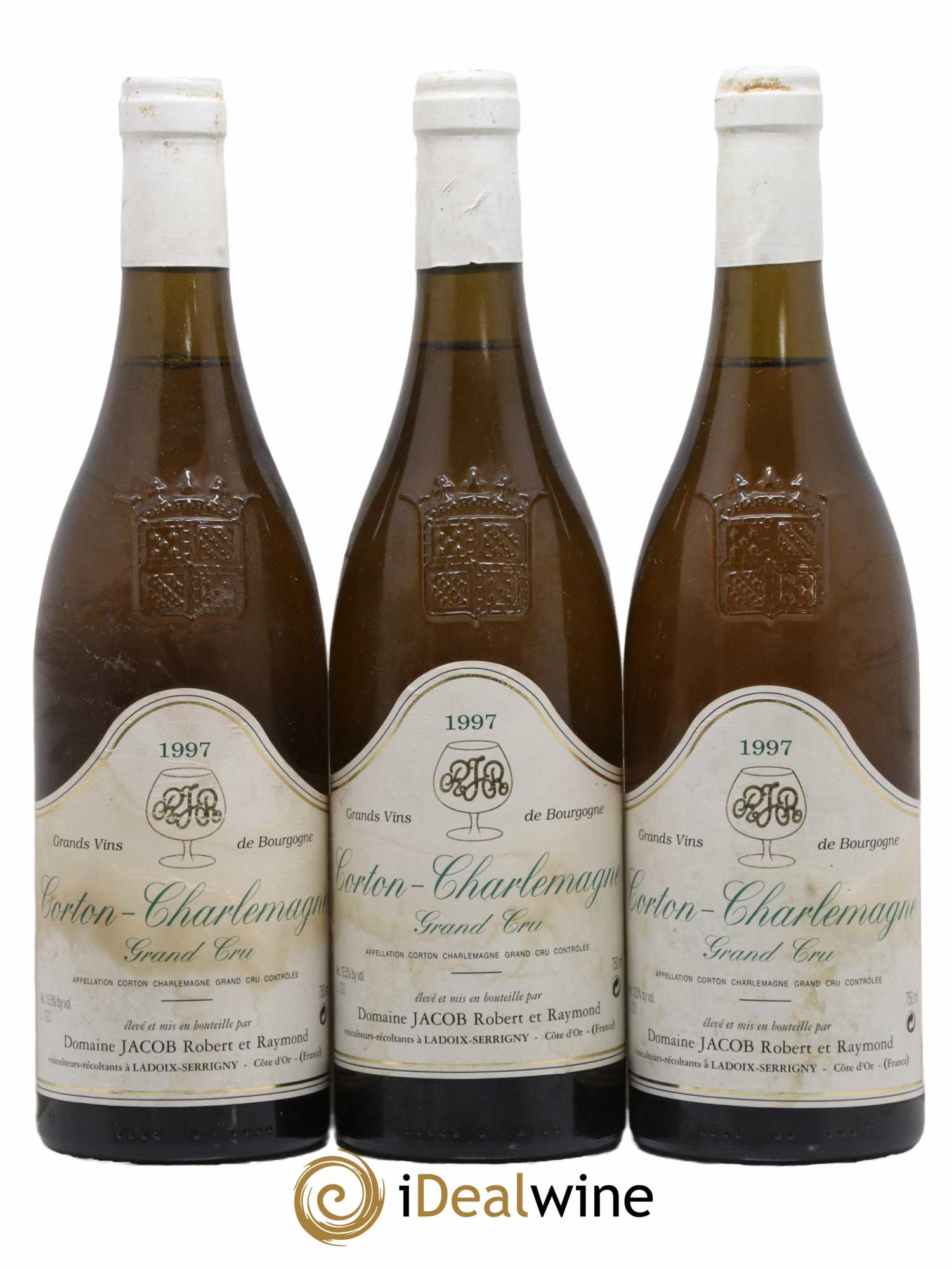 Corton-Charlemagne Grand Cru Jacob (Domaine) 1997 - Lot de 3 bouteilles - 0