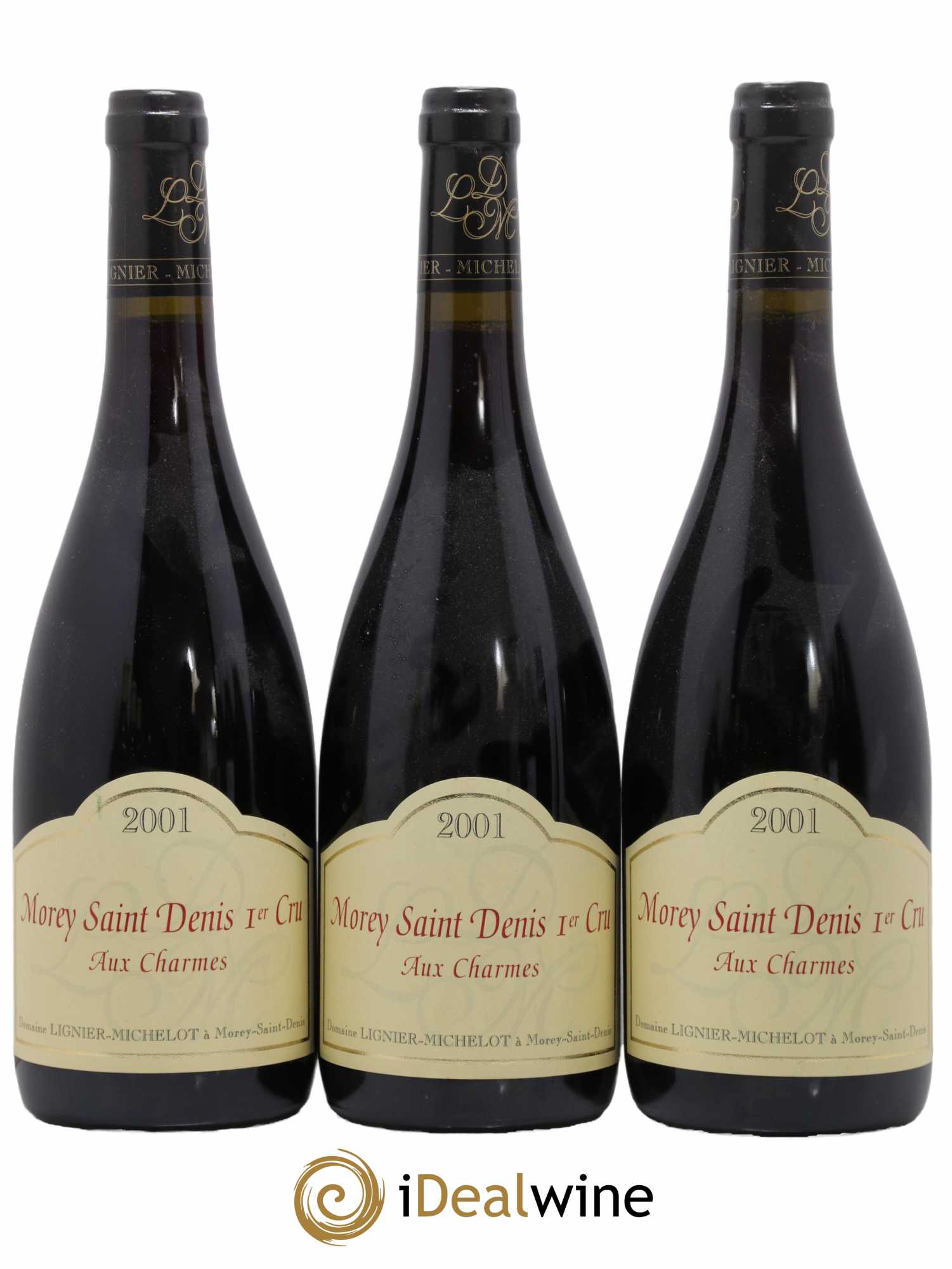 Morey-Saint-Denis 1er Cru Aux Charmes Lignier-Michelot (Domaine) 2001 - Lot de 3 bouteilles - 0