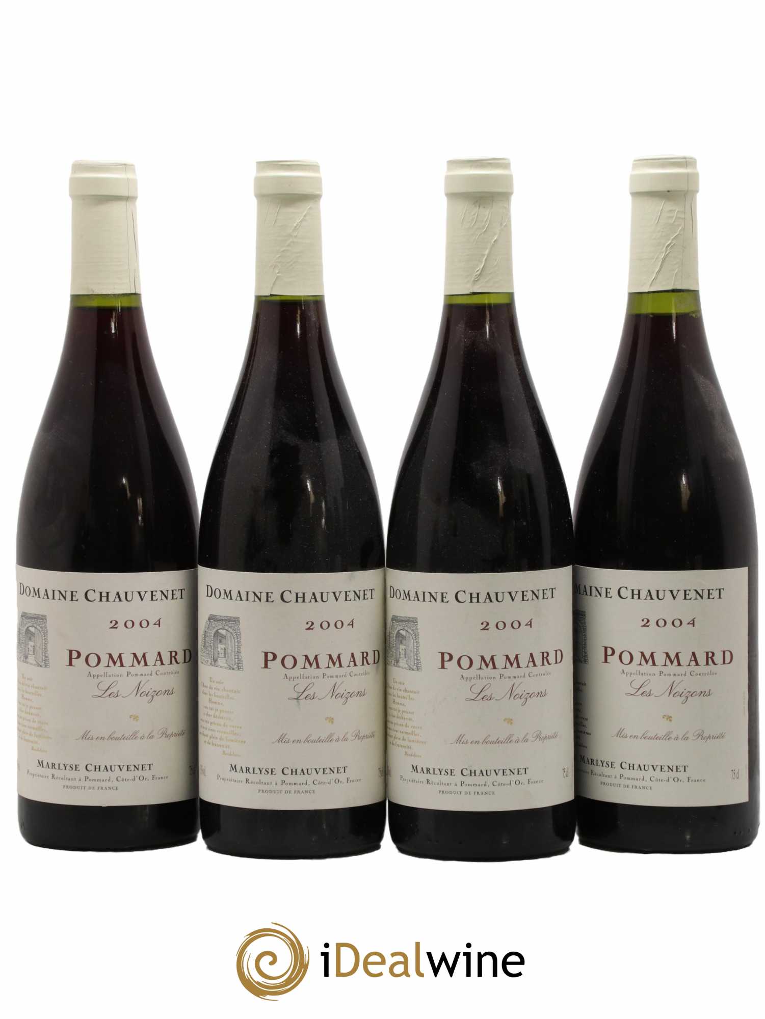 Pommard Les Noizons Domaine Chauvenet 2004 - Lot de 4 bouteilles - 0