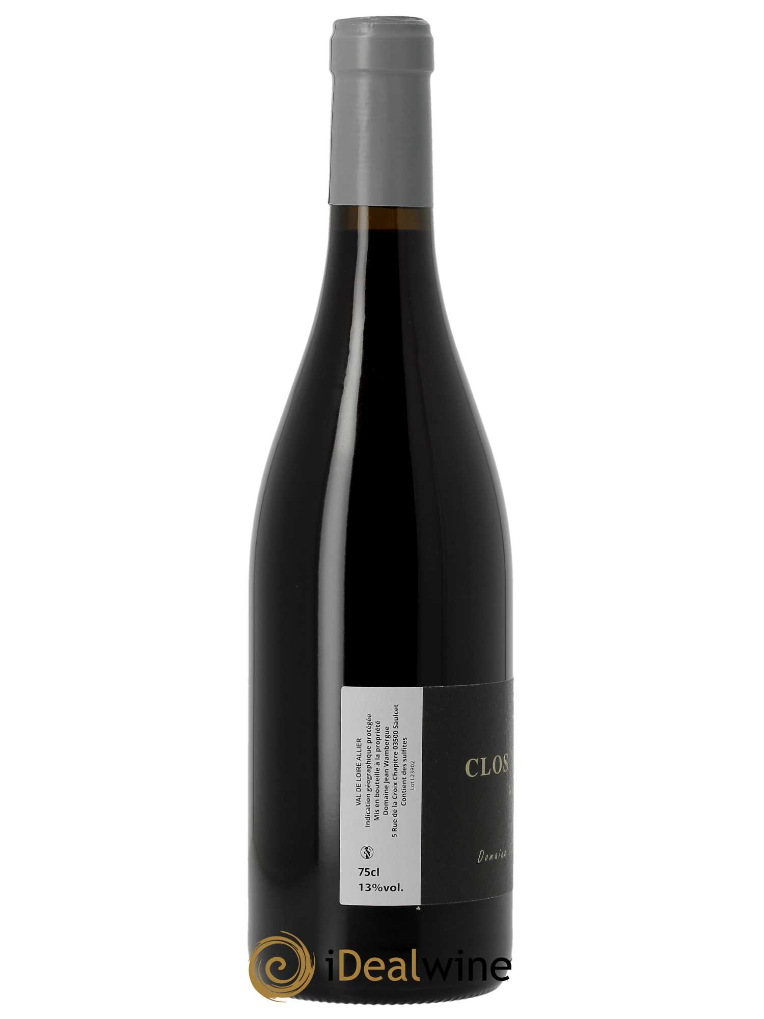 IGP Val de Loire Allier Clos Tillard Jean Wambergue 2023 - Lot of 1 bottle - 1