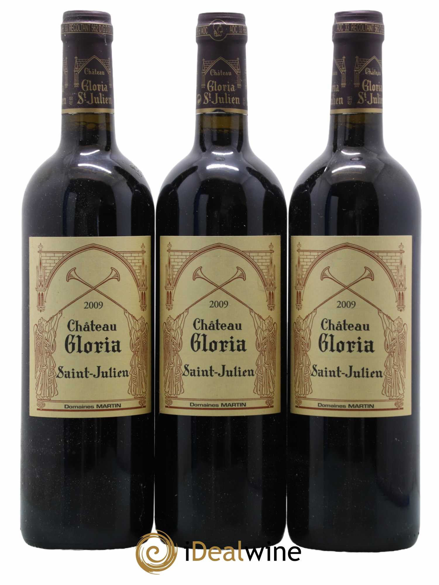 Château Gloria 2009 - Lot de 3 bouteilles - 0