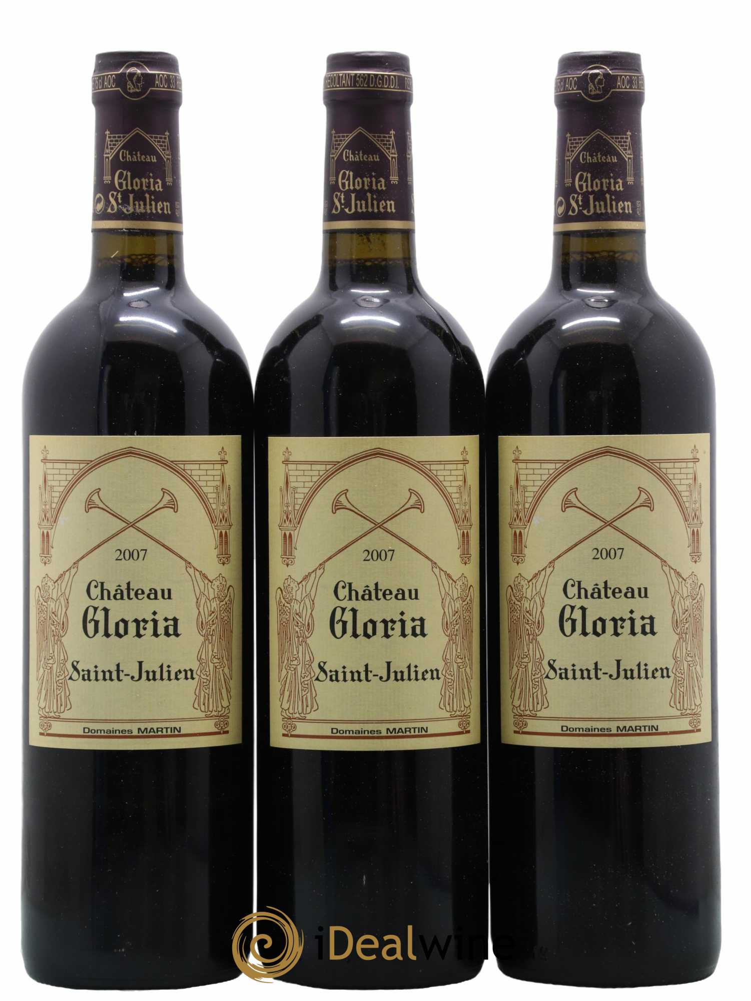 Château Gloria 2007 - Lot de 6 bouteilles - 2