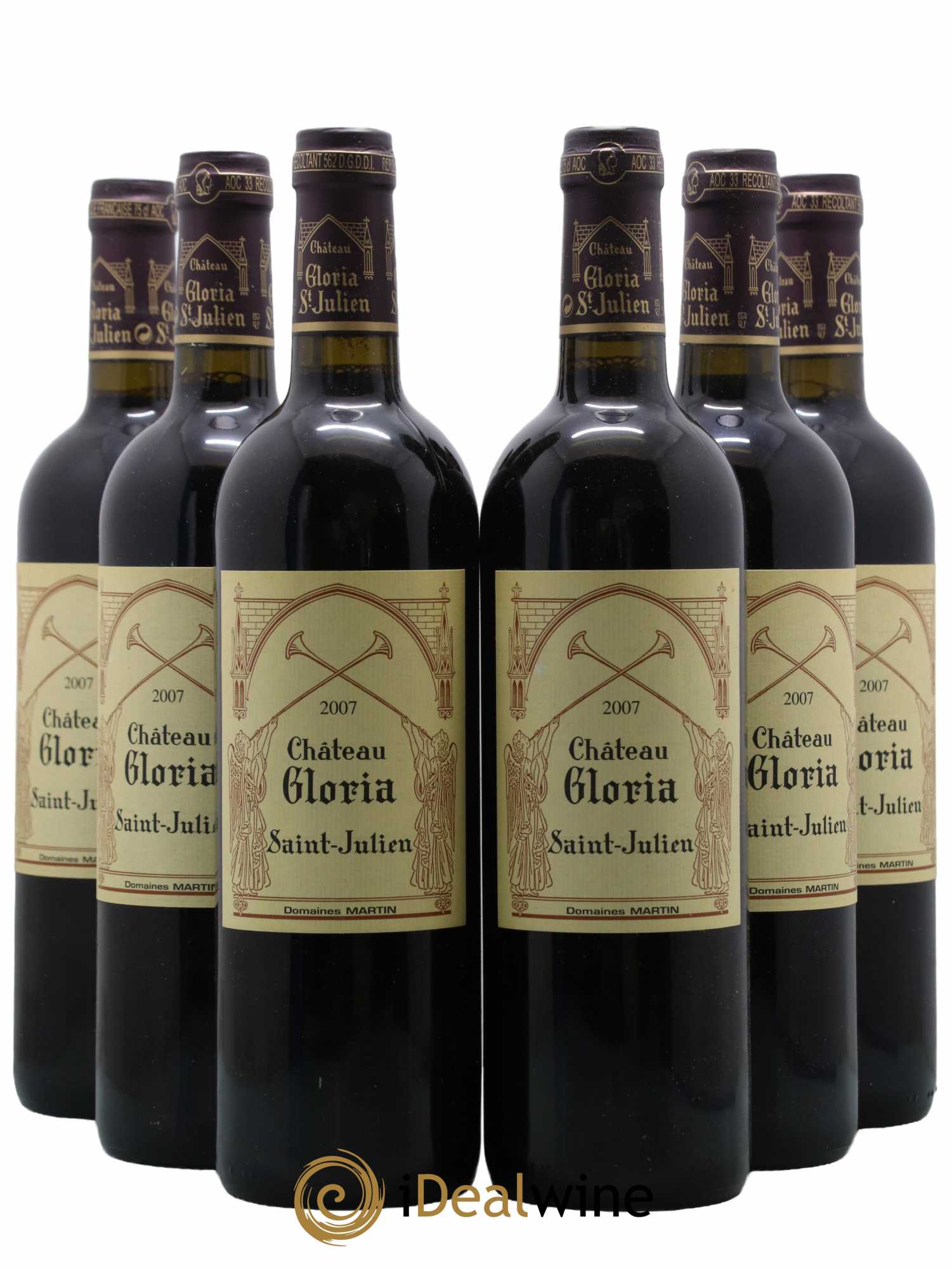 Château Gloria 2007 - Lot de 6 bouteilles - 0