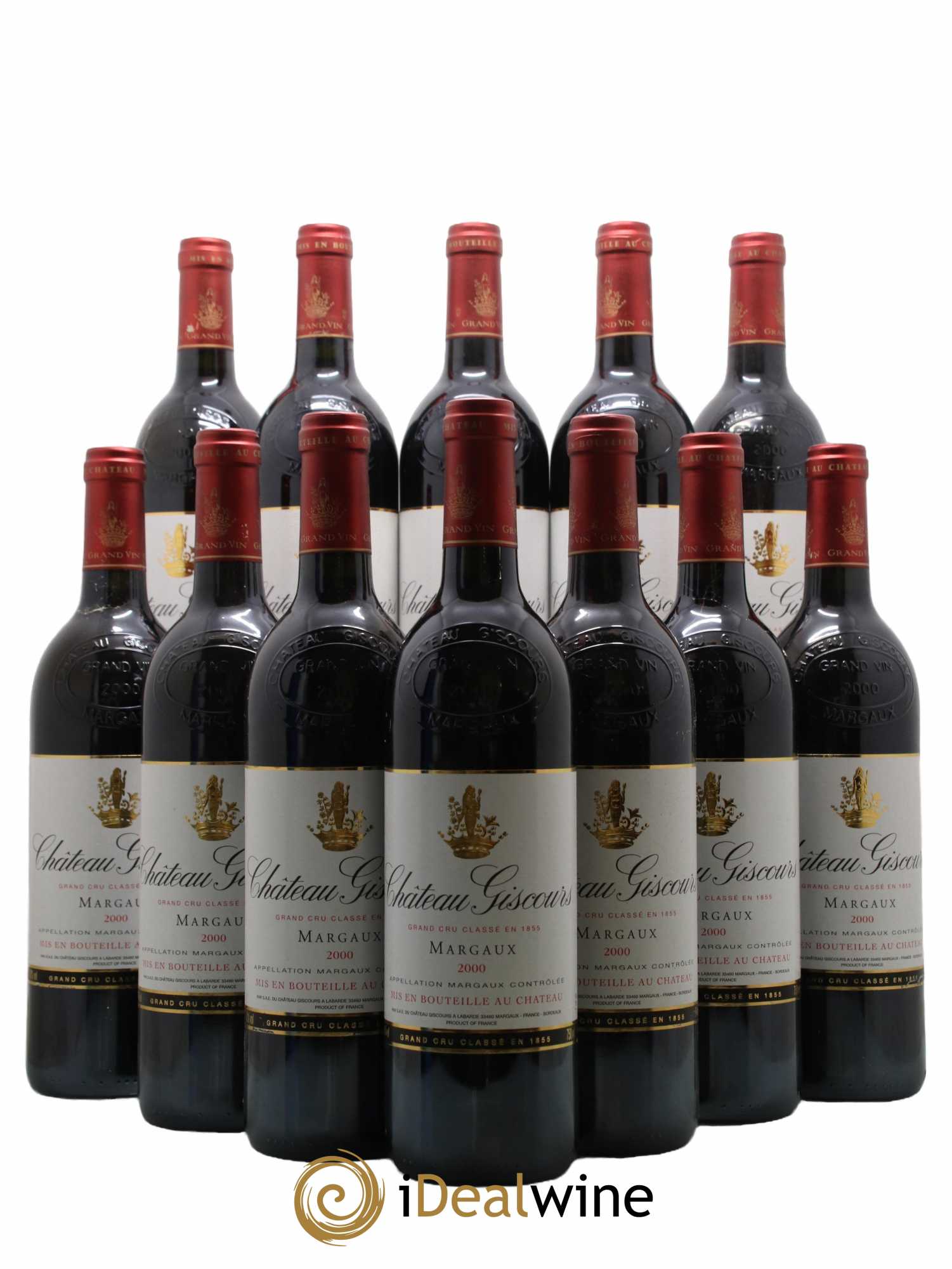 Château Giscours 3ème Grand Cru Classé 2000 - Lot de 12 bouteilles - 0