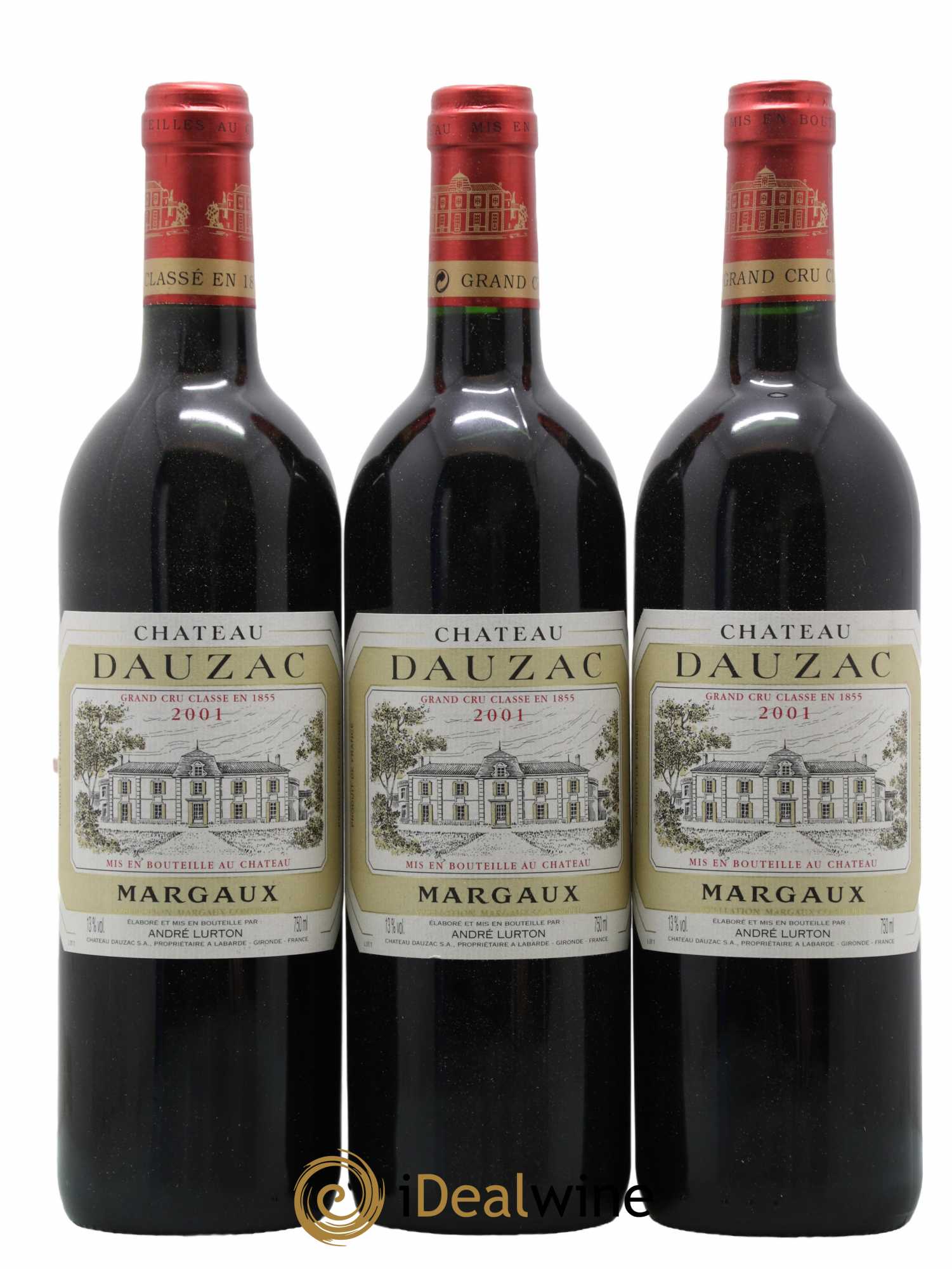 Château Dauzac 5ème Grand Cru Classé 2001 - Lot de 12 bouteilles - 2
