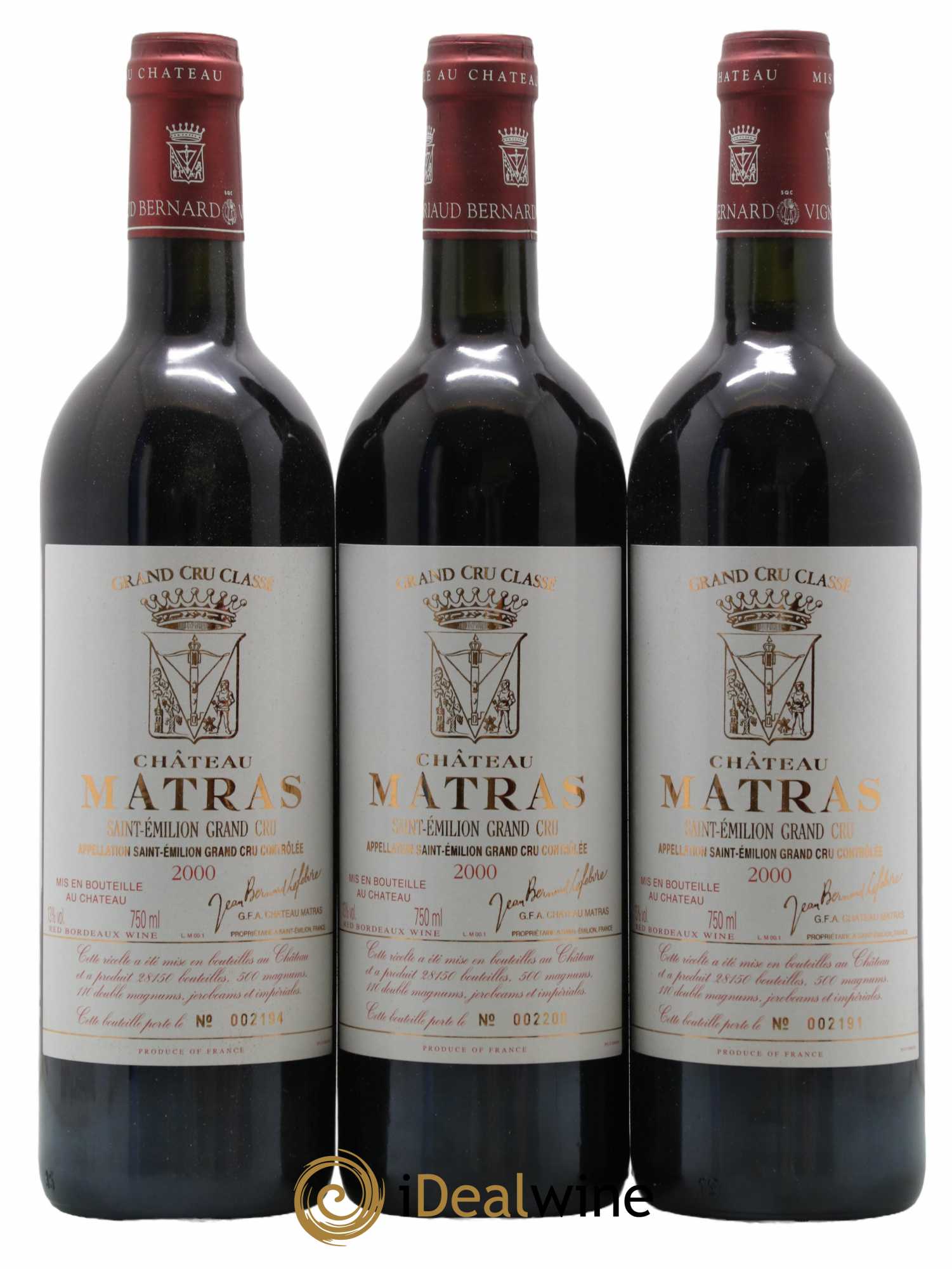 Château Matras 2000 - Posten von 12 Flaschen - 2
