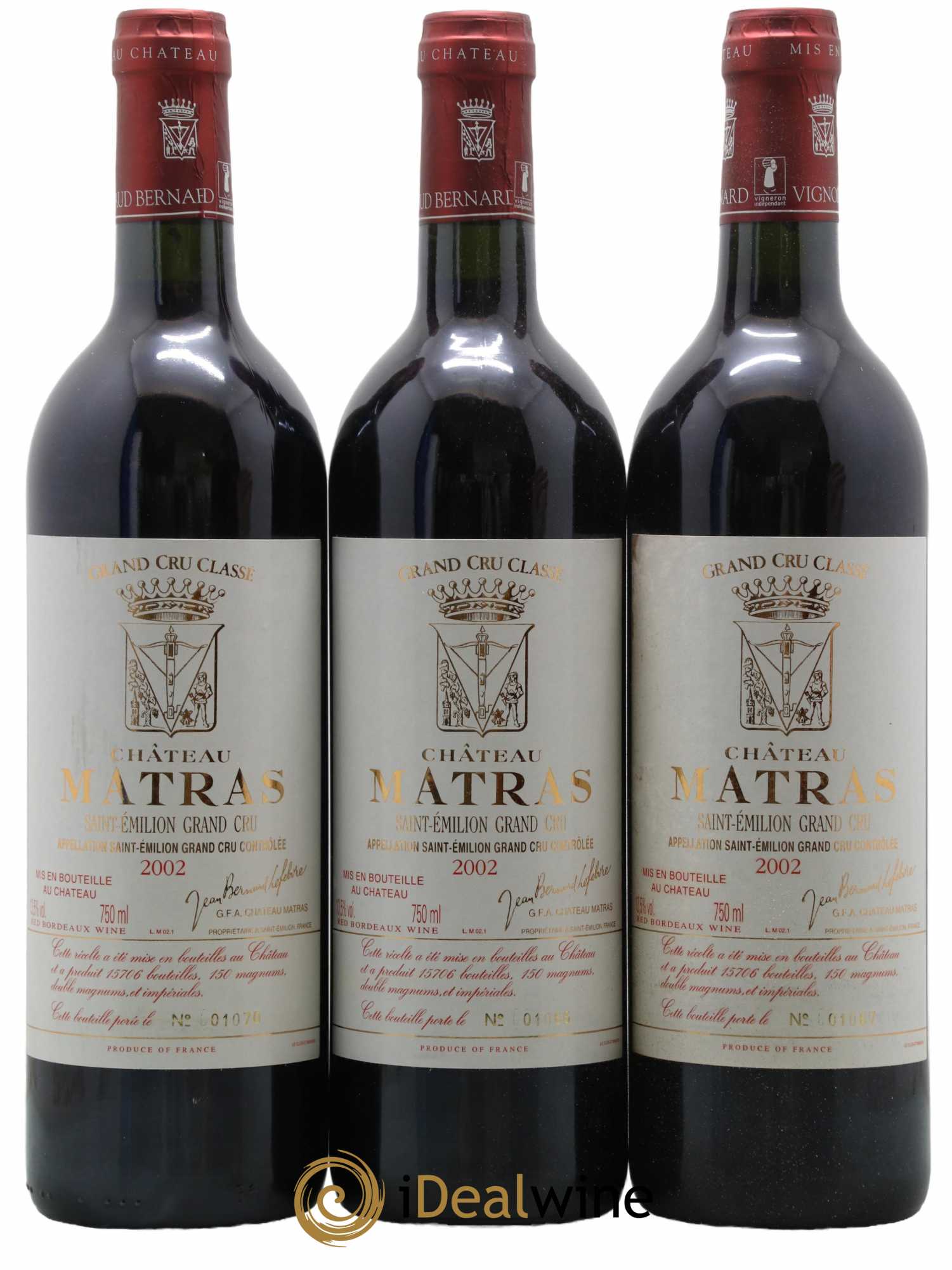 Château Matras 2002 - Lot de 12 bouteilles - 4