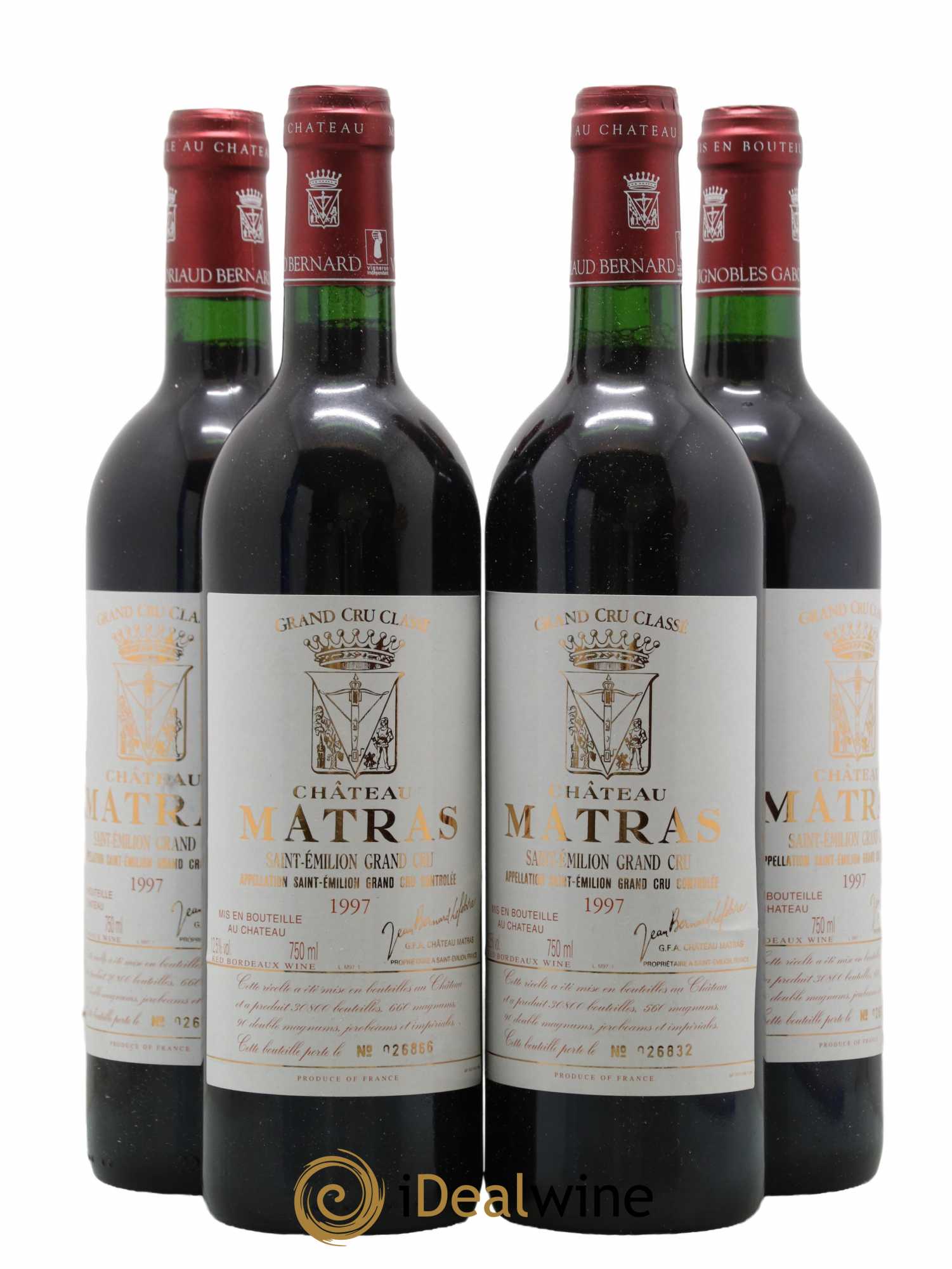 Château Matras 1997 - Posten von 4 Flaschen - 0