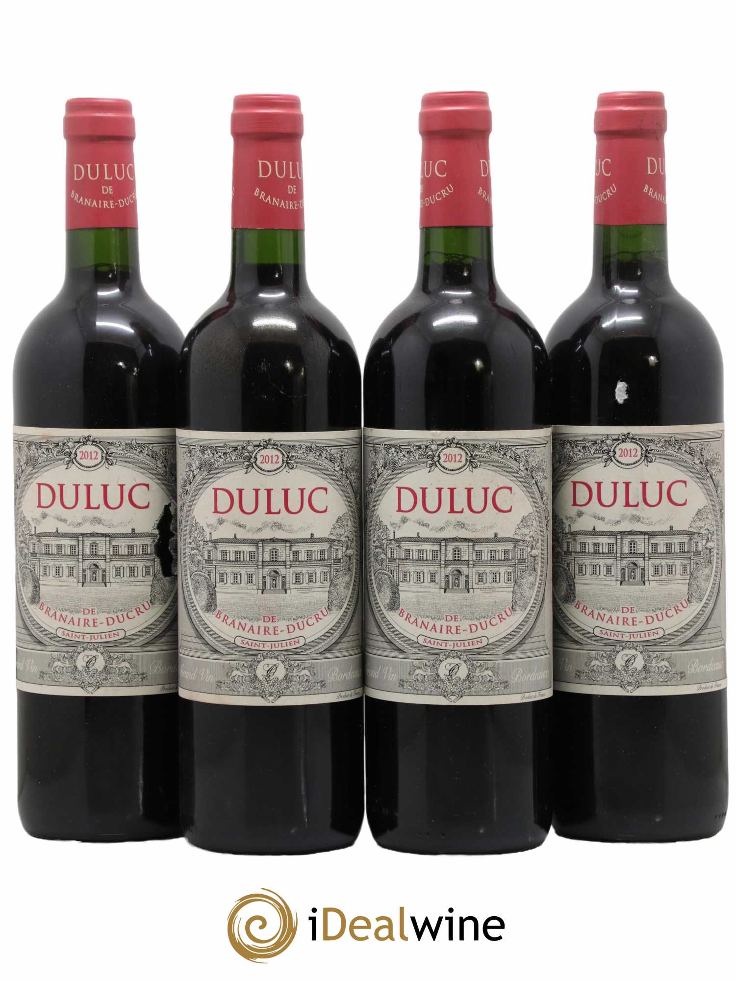Duluc de Branaire Second Vin 2012 - Lot de 4 bouteilles - 0