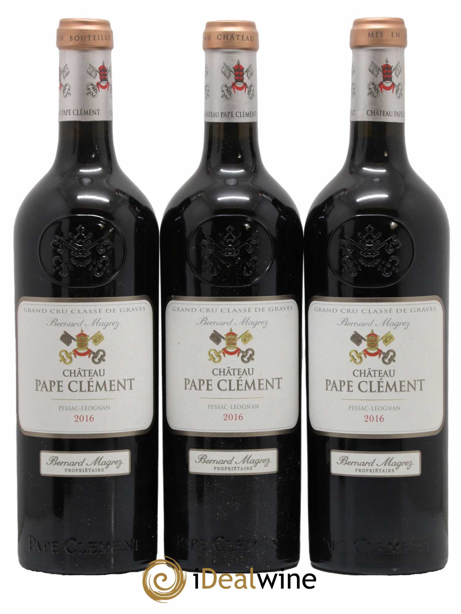 Château Pape Clément Cru Classé de Graves 2016 - Lot de 3 bouteilles - 0