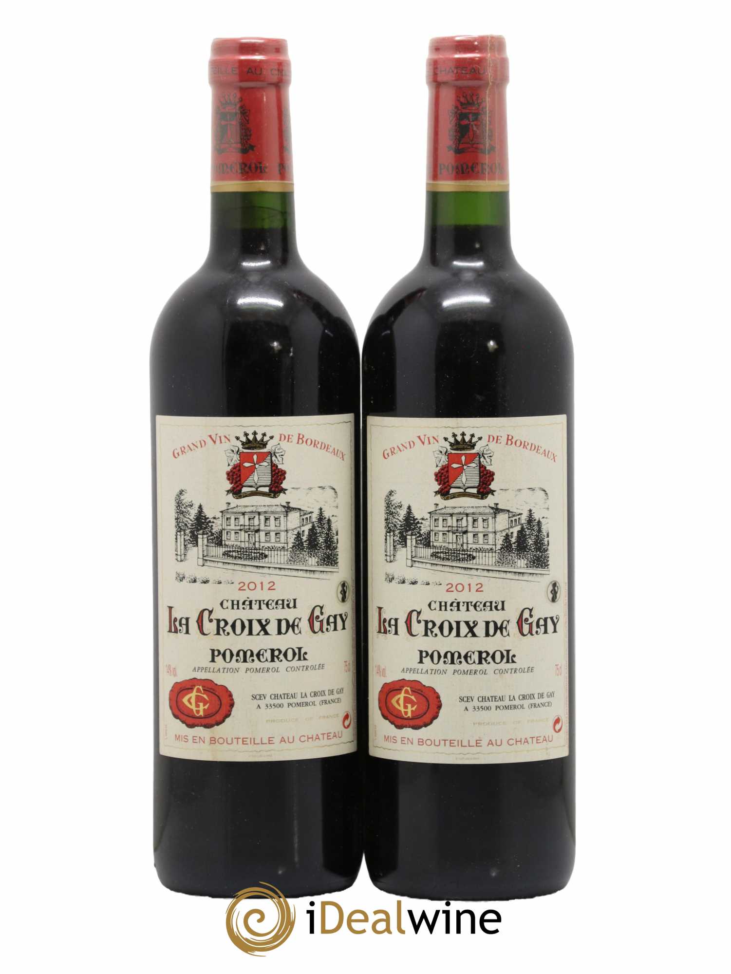 Château la Croix de Gay 2012 - Lot de 2 bouteilles - 0