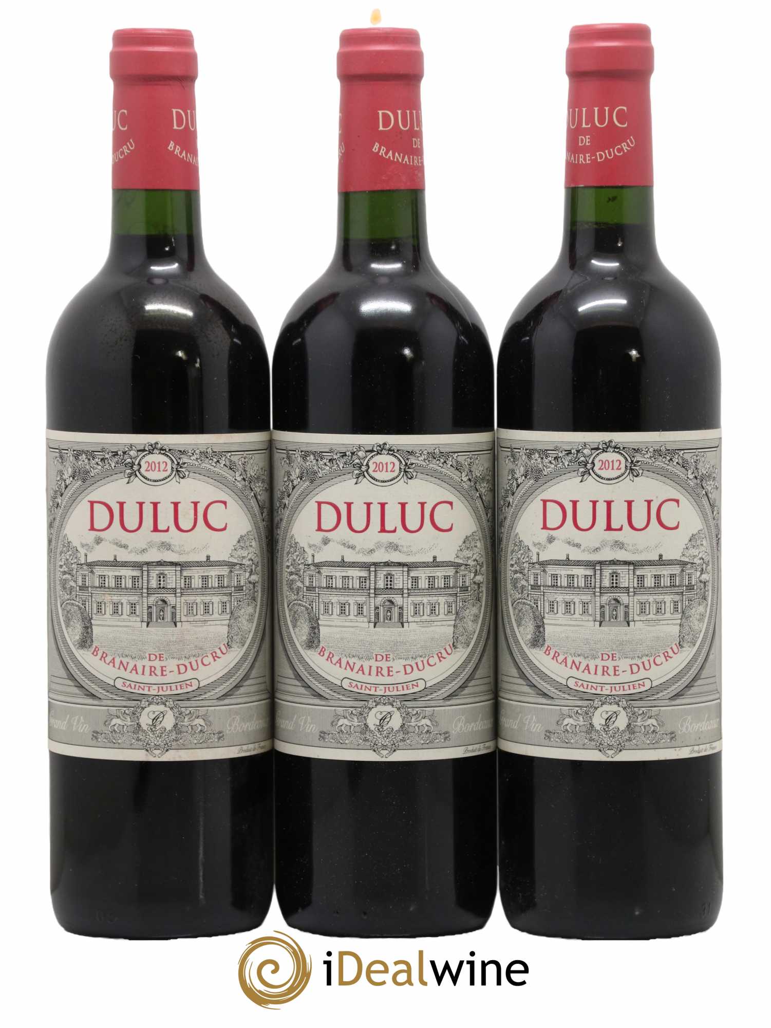 Duluc de Branaire Second Vin 2012 - Lot de 3 bouteilles - 0