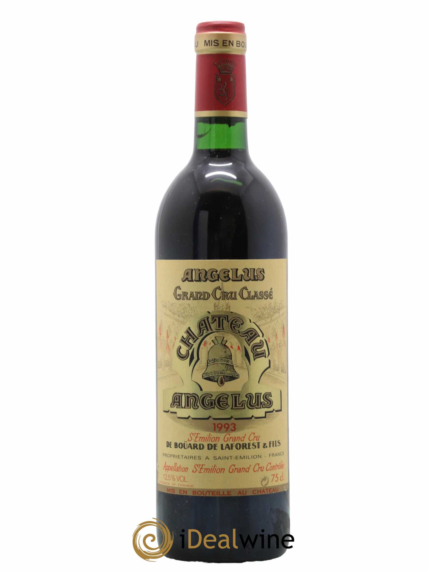 Château Angélus 1er Grand Cru Classé A 1993 - Lot de 1 bouteille - 0