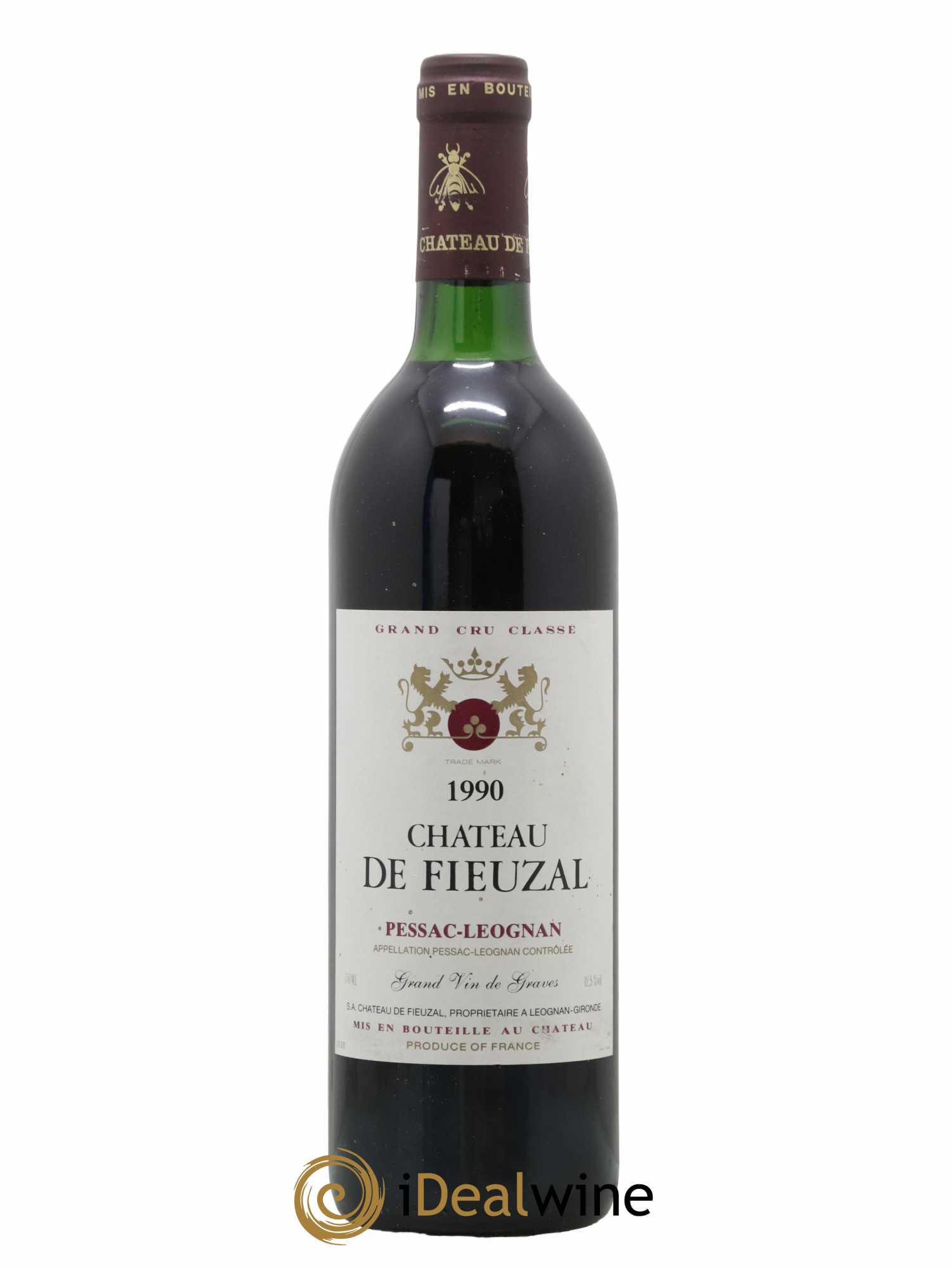Château de Fieuzal Cru Classé de Graves 1990 - Lot de 1 bouteille - 0