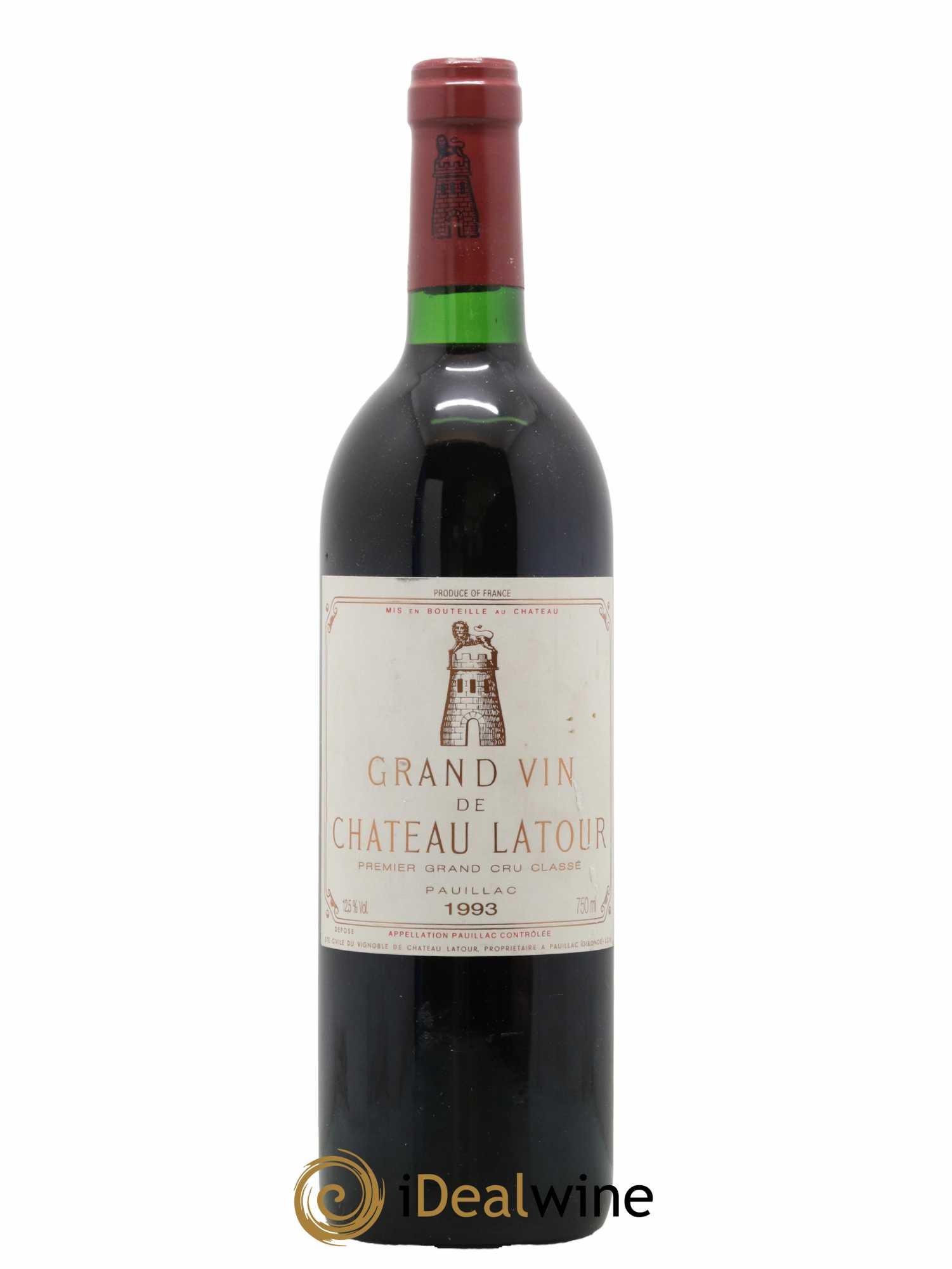 Château Latour 1er Grand Cru Classé 1993 - Lot de 1 bouteille - 0
