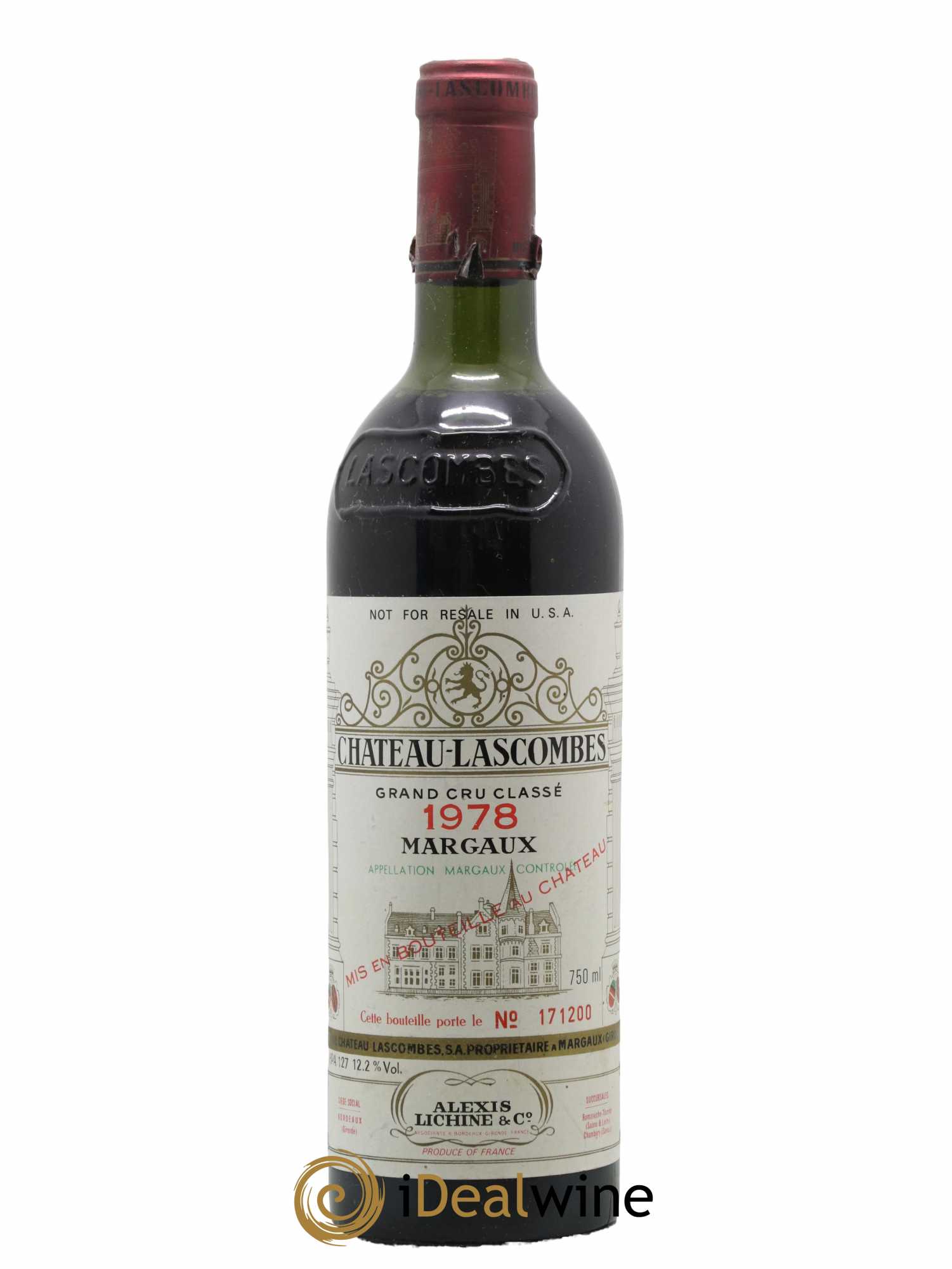 Château Lascombes 2ème Grand Cru Classé 1978 - Lot de 1 bouteille - 0