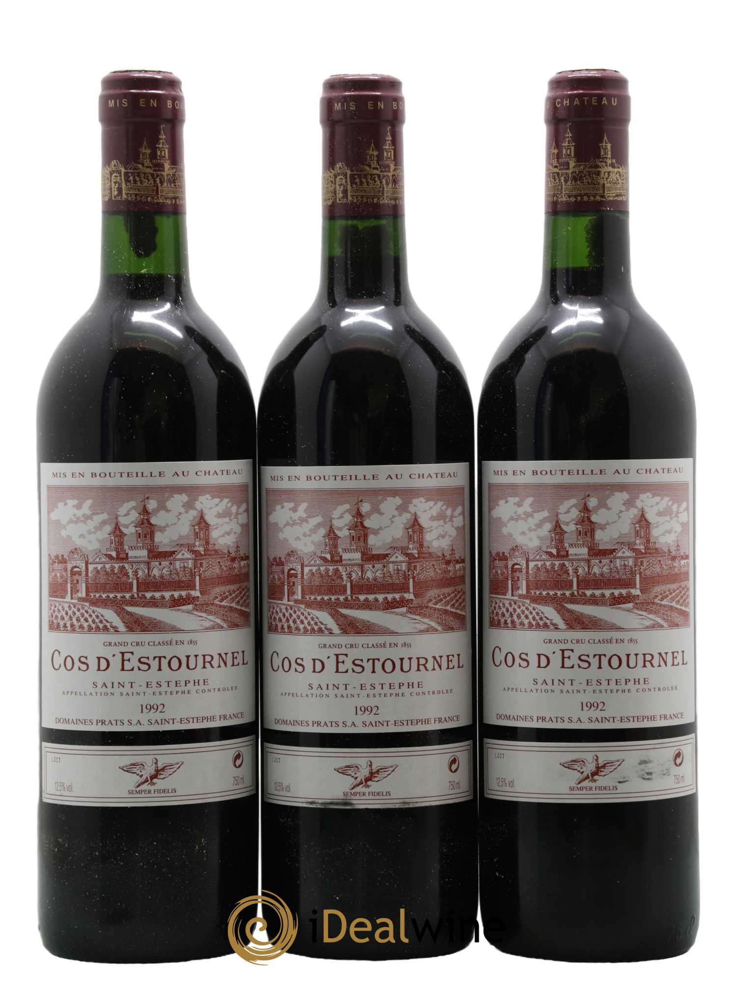 Cos d'Estournel 2ème Grand Cru Classé 1992 - Lot de 12 bouteilles - 1