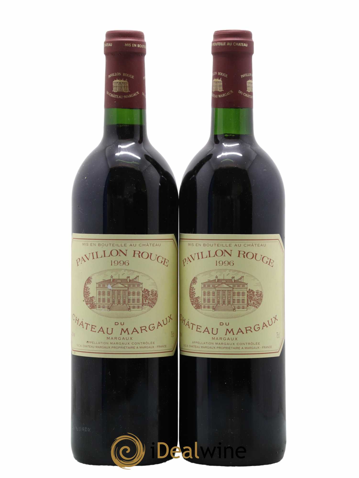 Pavillon Rouge du Château Margaux Second Vin 1996 - Lot de 2 bouteilles - 0