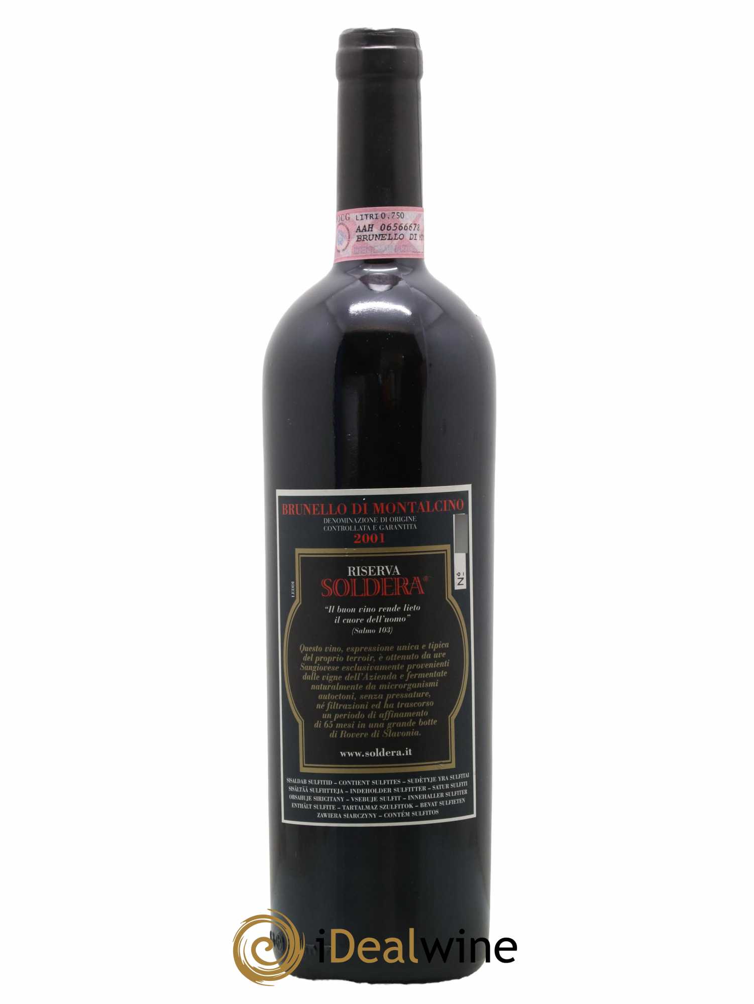 Brunello di Montalcino DOCG Riserva Soldera Case Basse - Gianfranco Soldera 2001 - Lotto di 1 bottiglia - 1