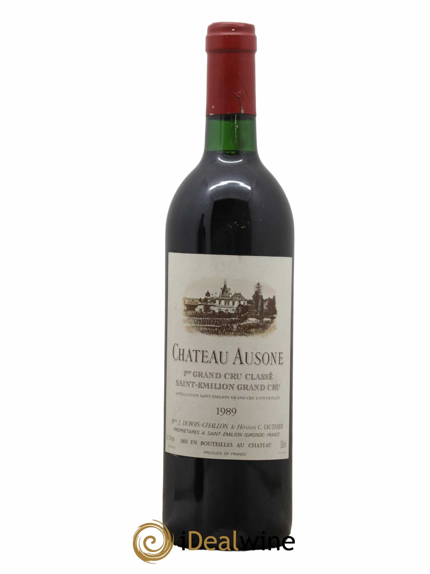 Château Ausone 1er Grand Cru Classé A 1989 - Lot de 1 bouteille - 0