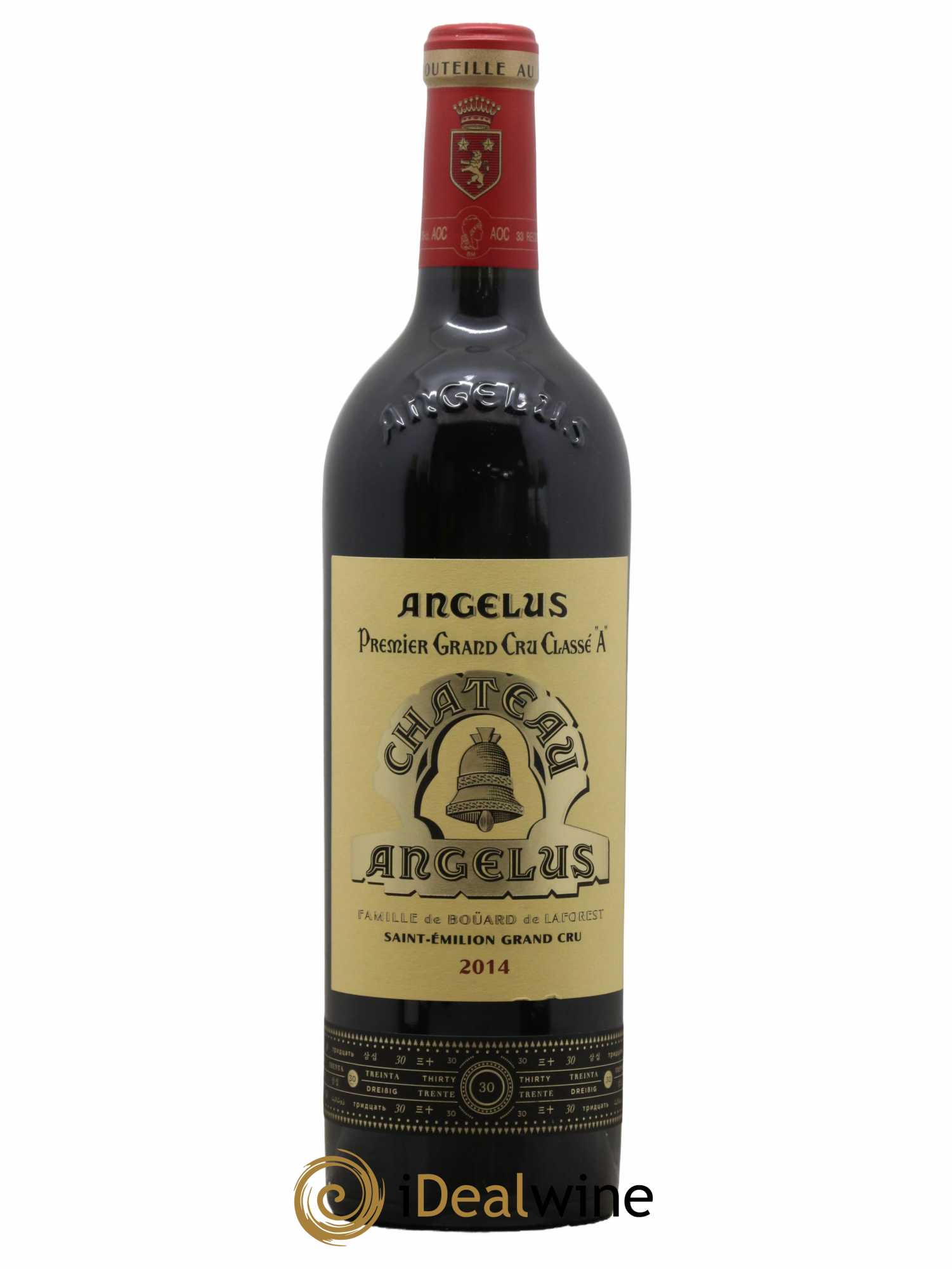 Château Angélus 1er Grand Cru Classé A 2014 - Lot de 1 bouteille - 0