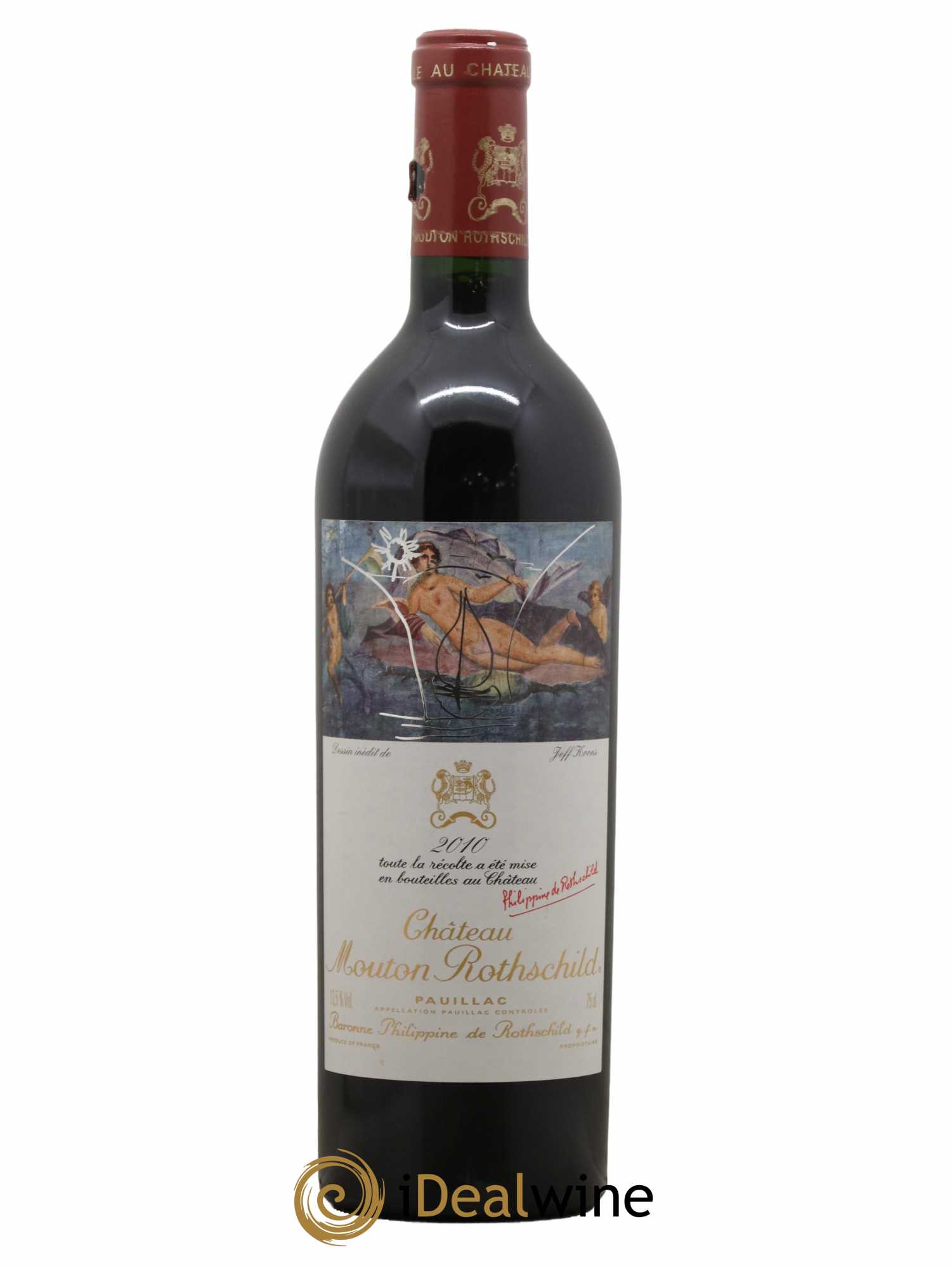 Château Mouton Rothschild 1er Grand Cru Classé 2010 - Lot de 1 bouteille - 0