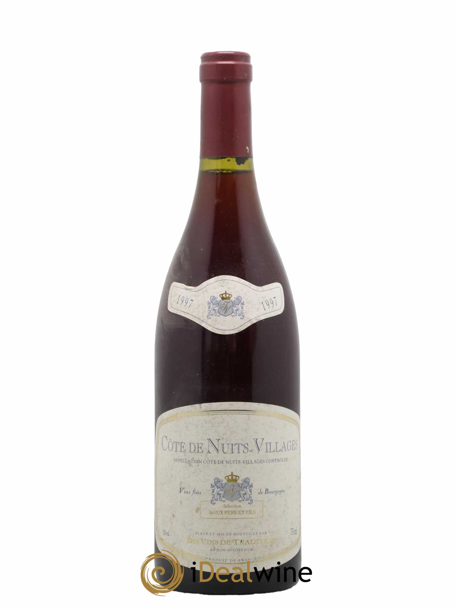 Côte de Nuits-Villages Domaine Roux Père et Fils 1997 - Lot de 1 bouteille - 0