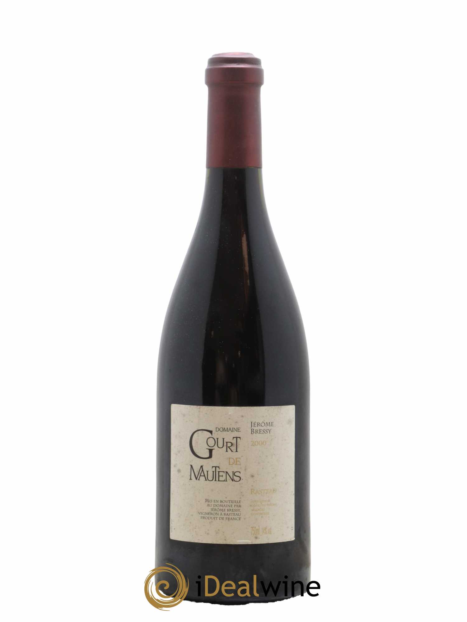 Rasteau Domaine Gourt de Mautens - Jérôme Bressy 2000 - Lot de 1 bouteille - 0