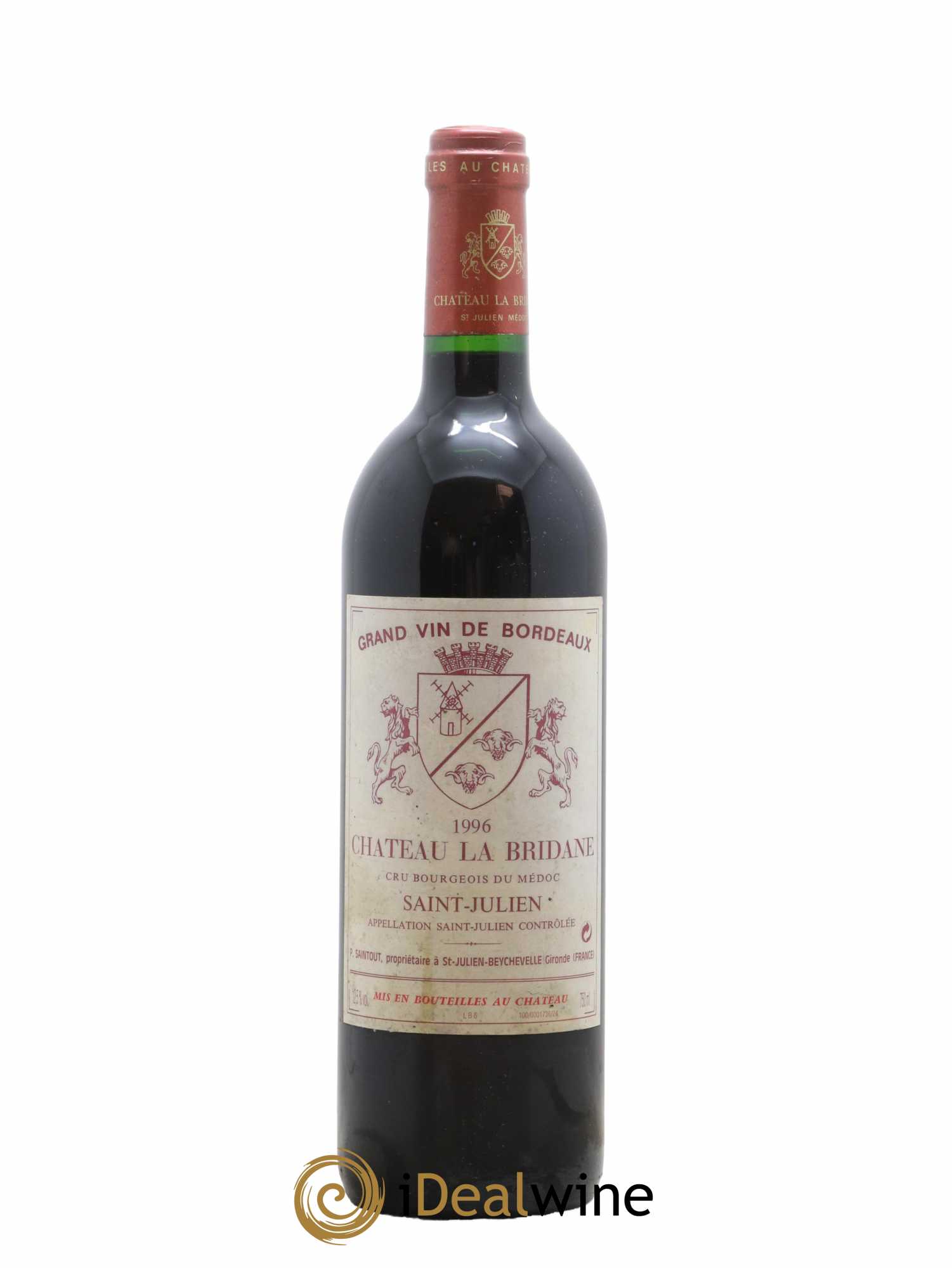 Château la Bridane Cru Bourgeois 1996 - Lot de 1 bouteille - 0