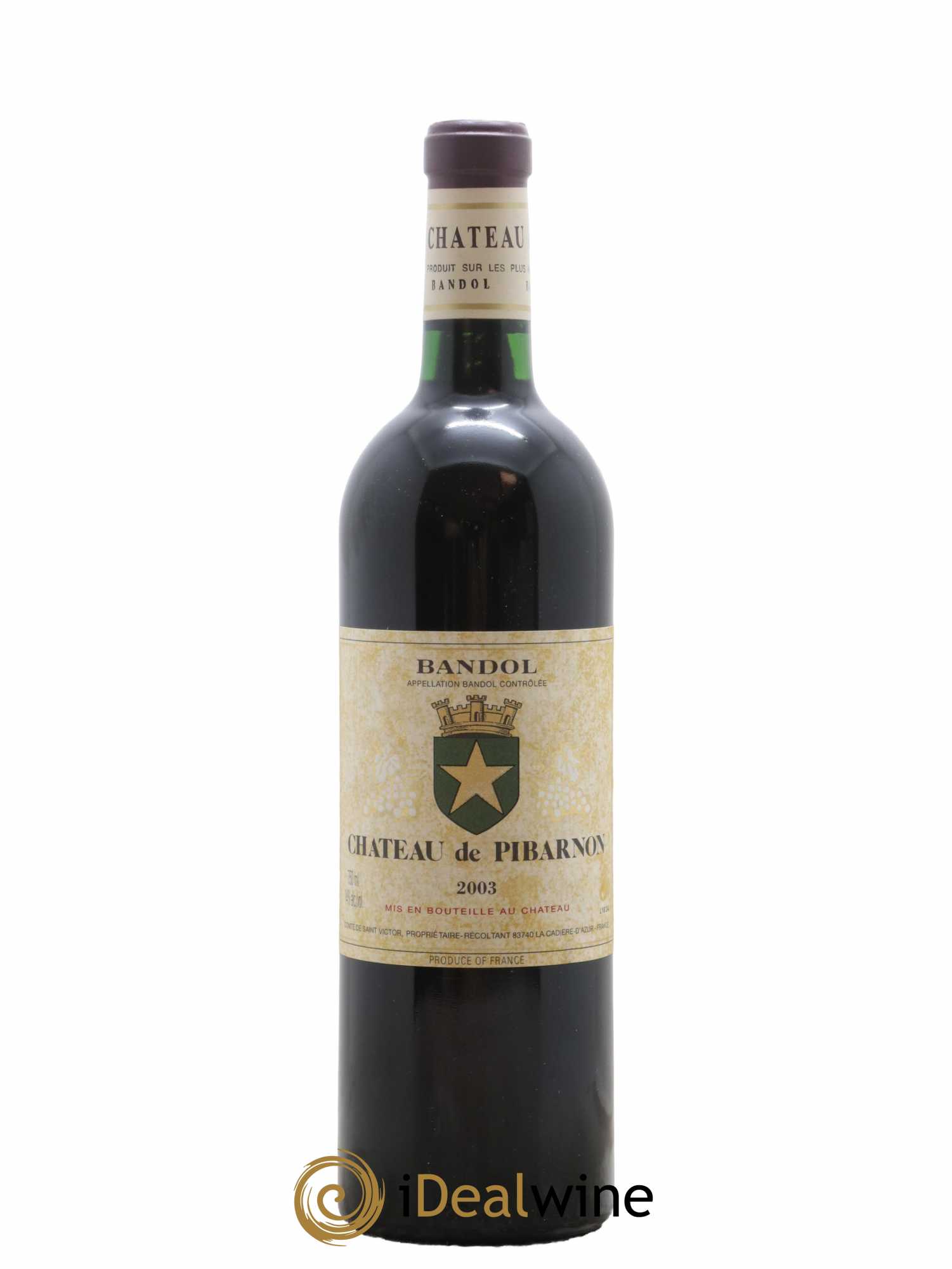 Bandol Château de Pibarnon Comte de Saint-Victor 2003 - Lot de 1 bouteille - 0