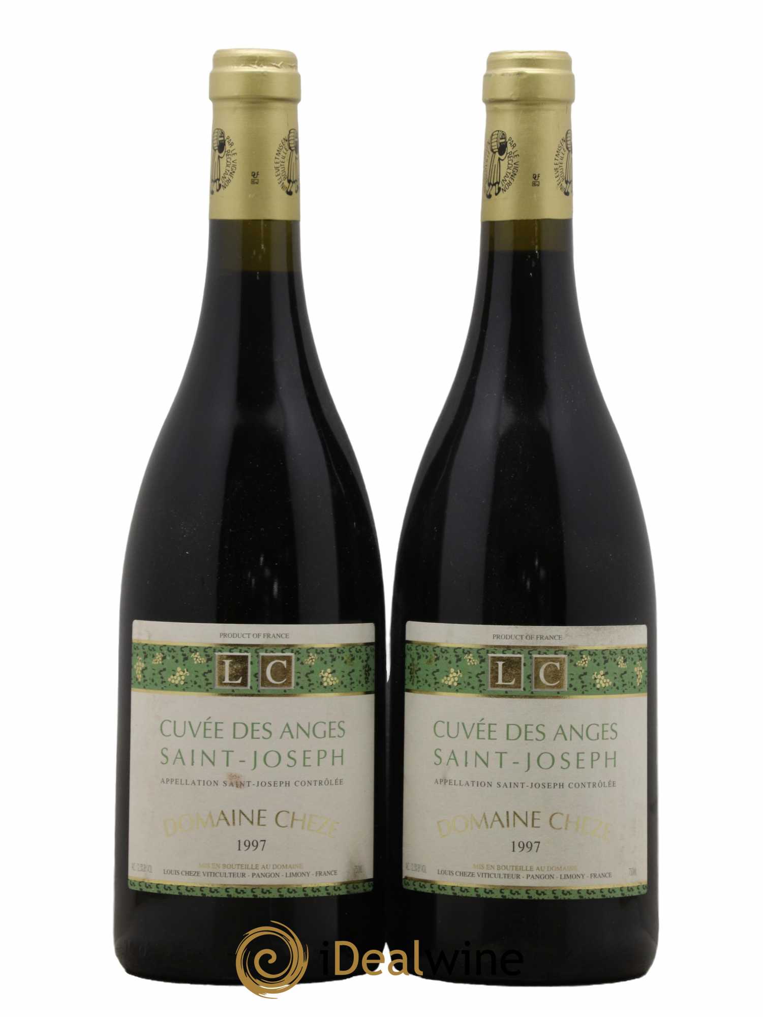 Saint-Joseph Cuvée Anges Louis Cheze (Domaine) 1997 - Lot de 2 bouteilles - 0