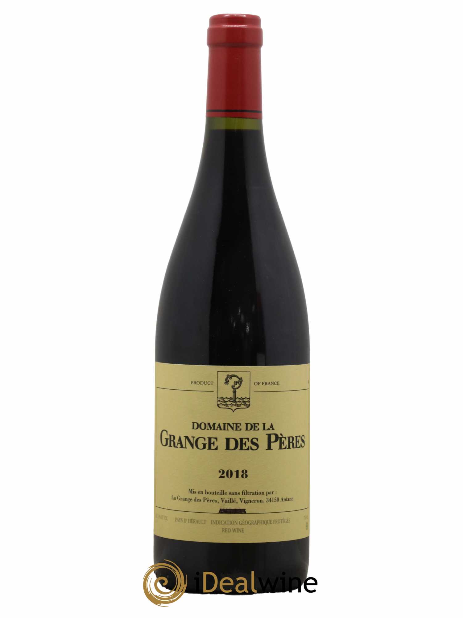 Pays d'Hérault Grange des Pères Laurent Vaillé 2018 - Lot de 1 bouteille - 0