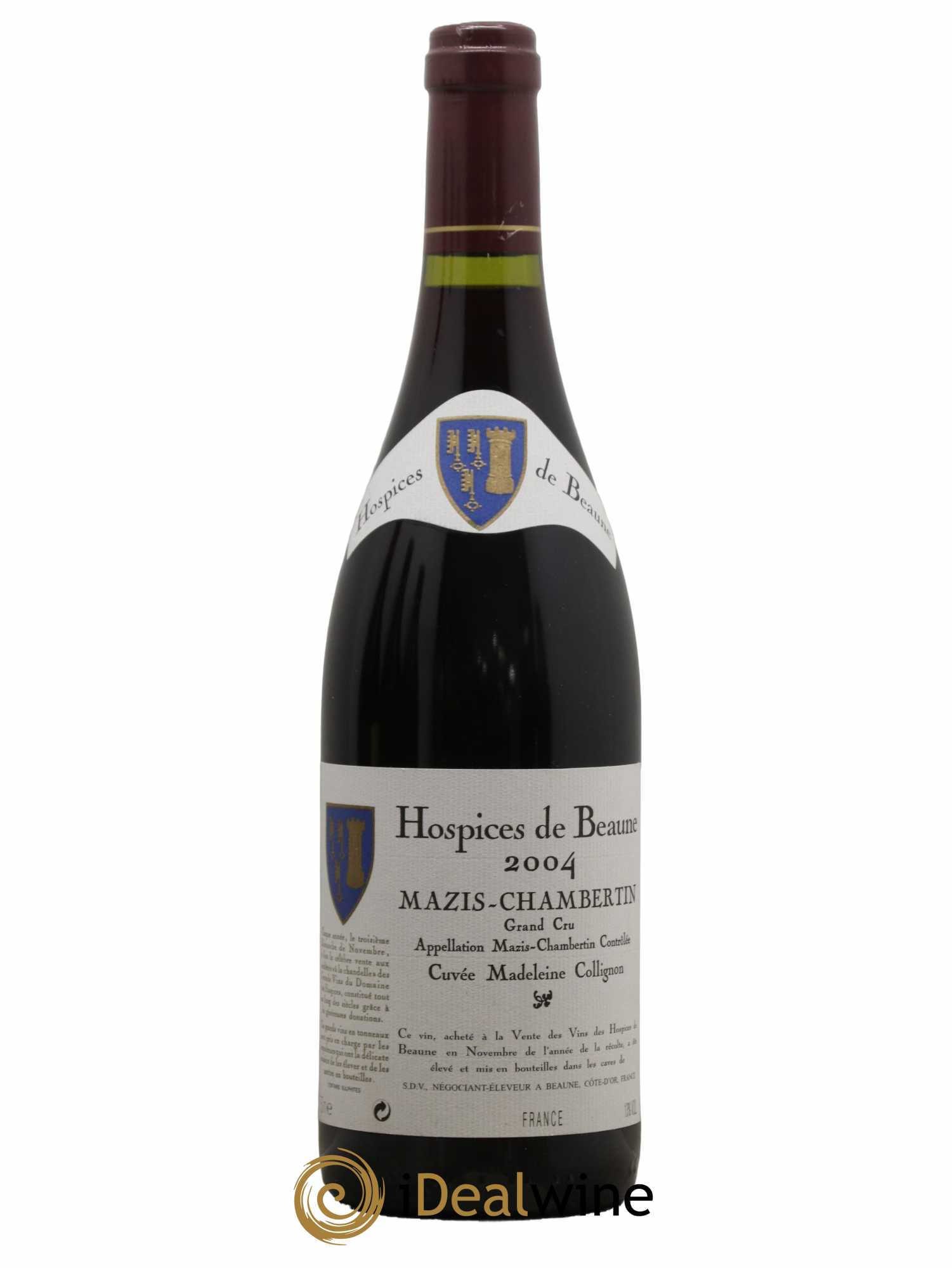 Mazis-Chambertin Grand Cru Cuvée Madeleine Collignon Hospices de Beaune 2004 - Lot de 1 bouteille - 0