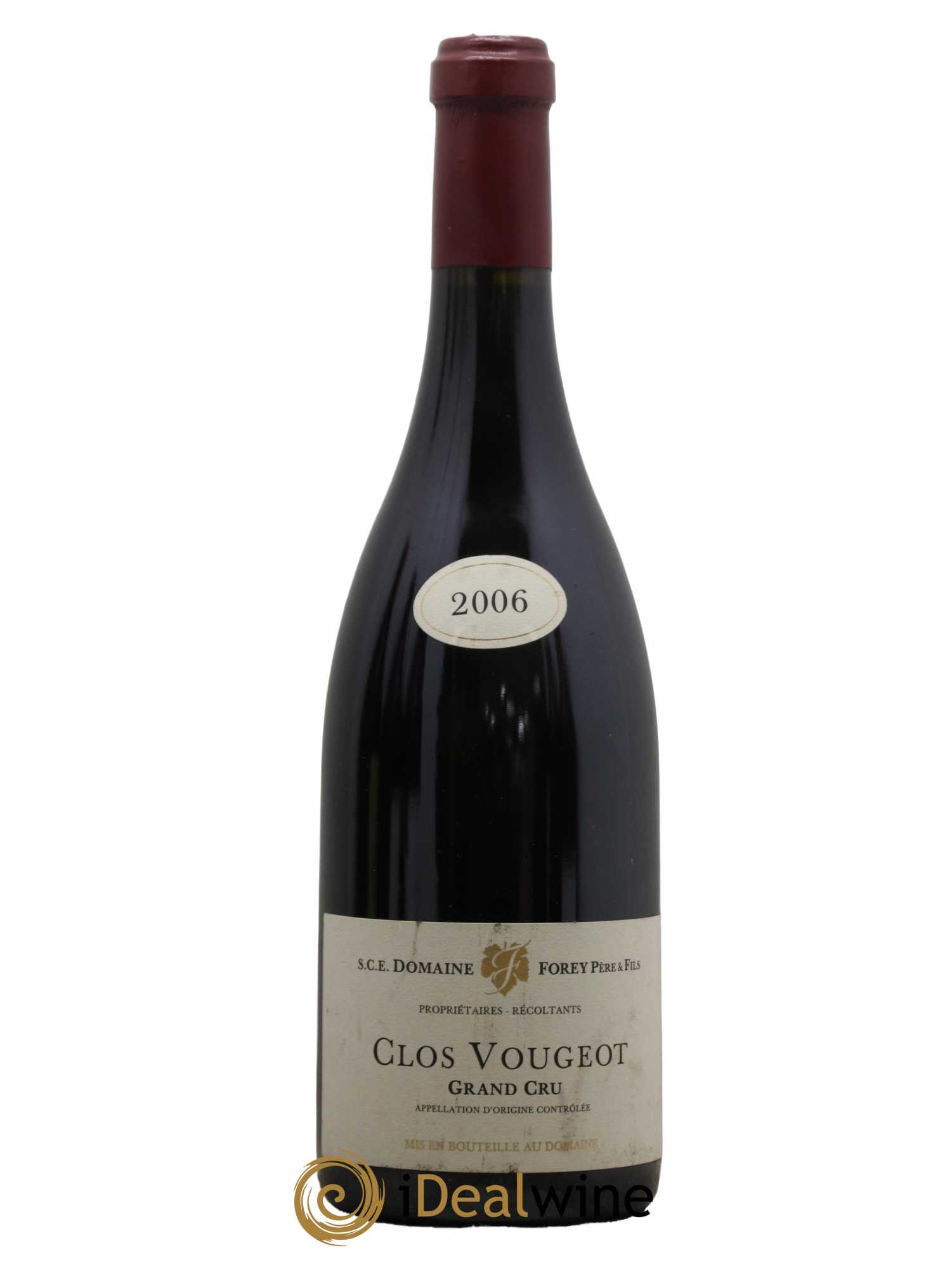 Clos de Vougeot Grand Cru Forey Père et Fils (Domaine) 2006 - Posten von 1 Flasche - 0
