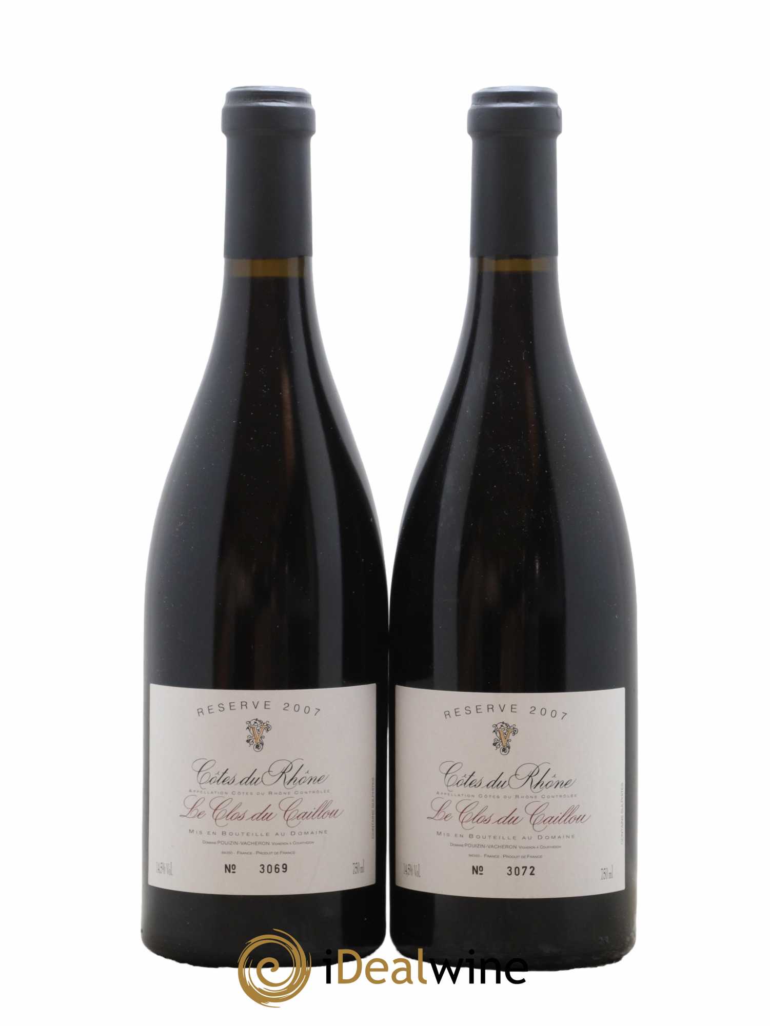 Côtes-du-Rhône Réserve Le Clos du Caillou 2007 - Lot de 2 bouteilles - 0