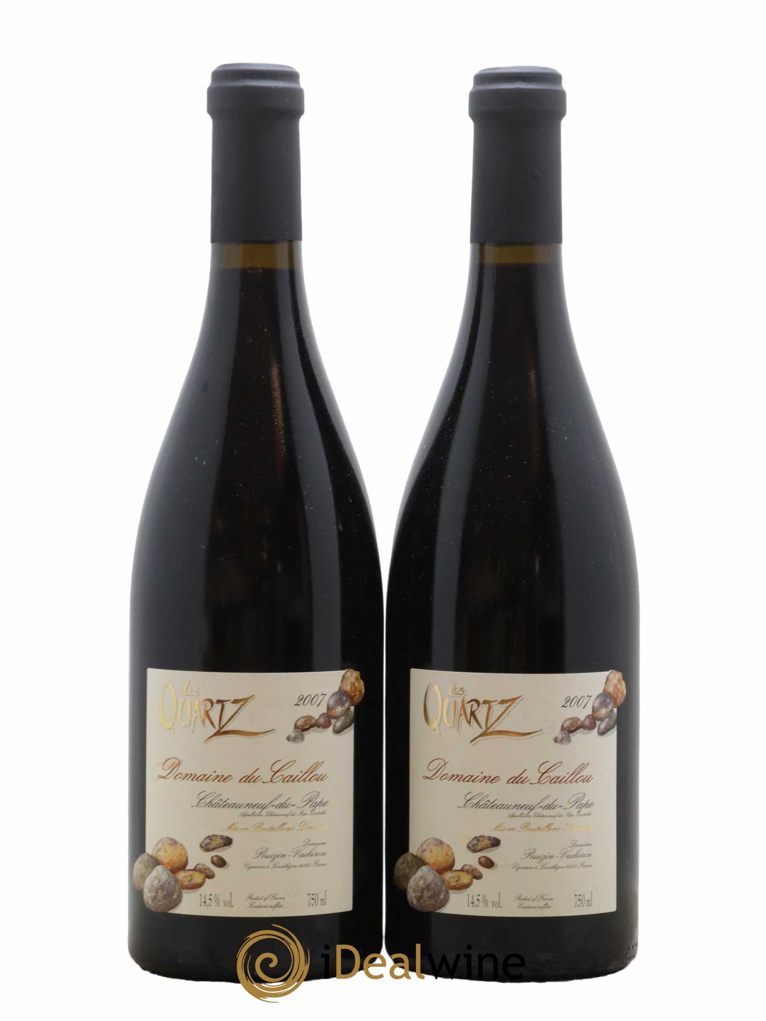 Châteauneuf-du-Pape Les Quartz Clos du Caillou 2007 - Lot de 2 bouteilles - 0