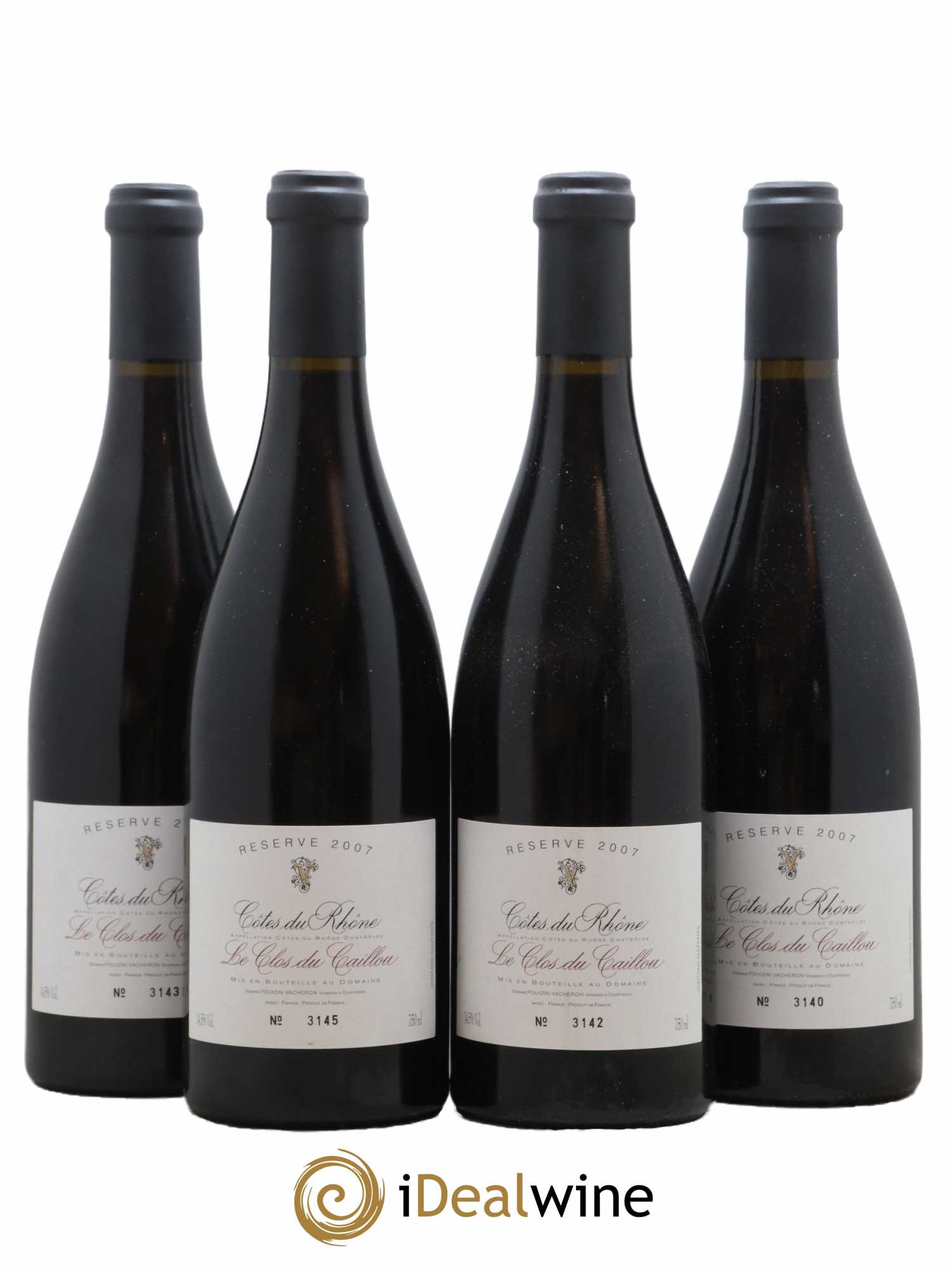 Côtes-du-Rhône Réserve Le Clos du Caillou 2007 - Lot de 4 bouteilles - 0