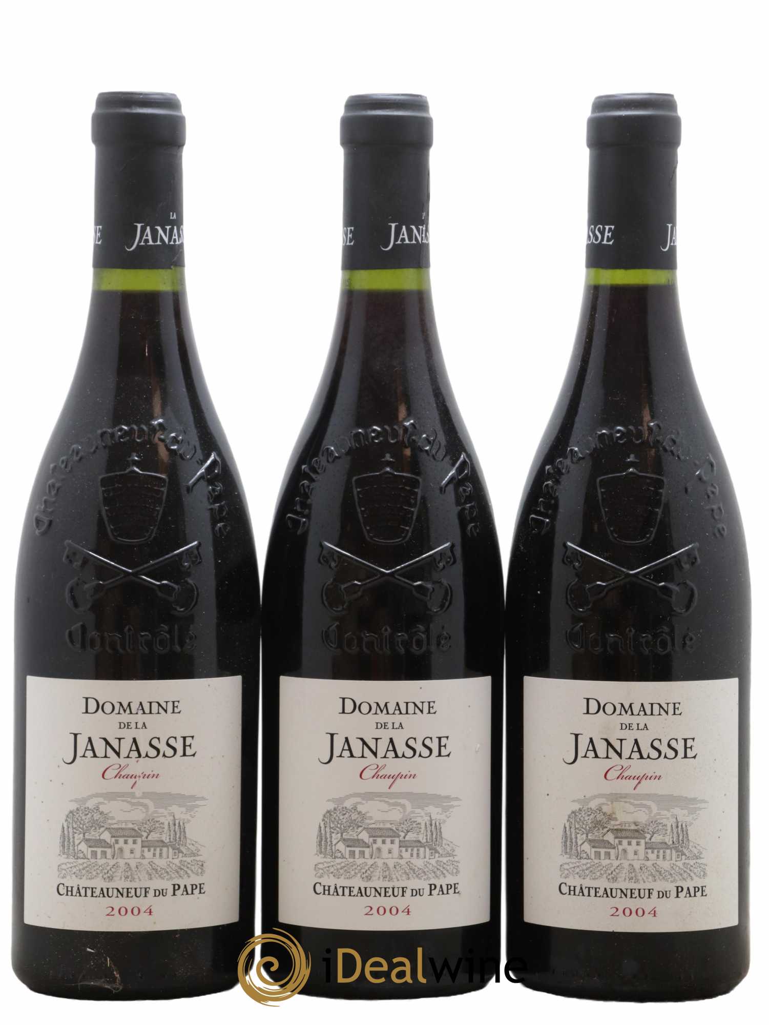 Châteauneuf-du-Pape Cuvée Chaupin La Janasse (Domaine de) 2004 - Lot de 3 bouteilles - 0
