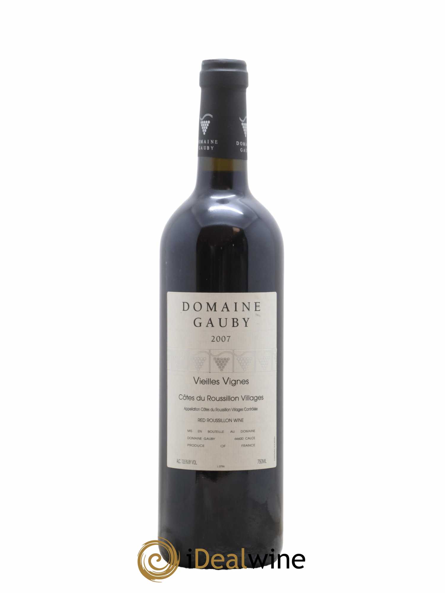 Côtes du Roussillon Villages Vieilles vignes Gauby (Domaine) 2007 - Lot de 1 bouteille - 0