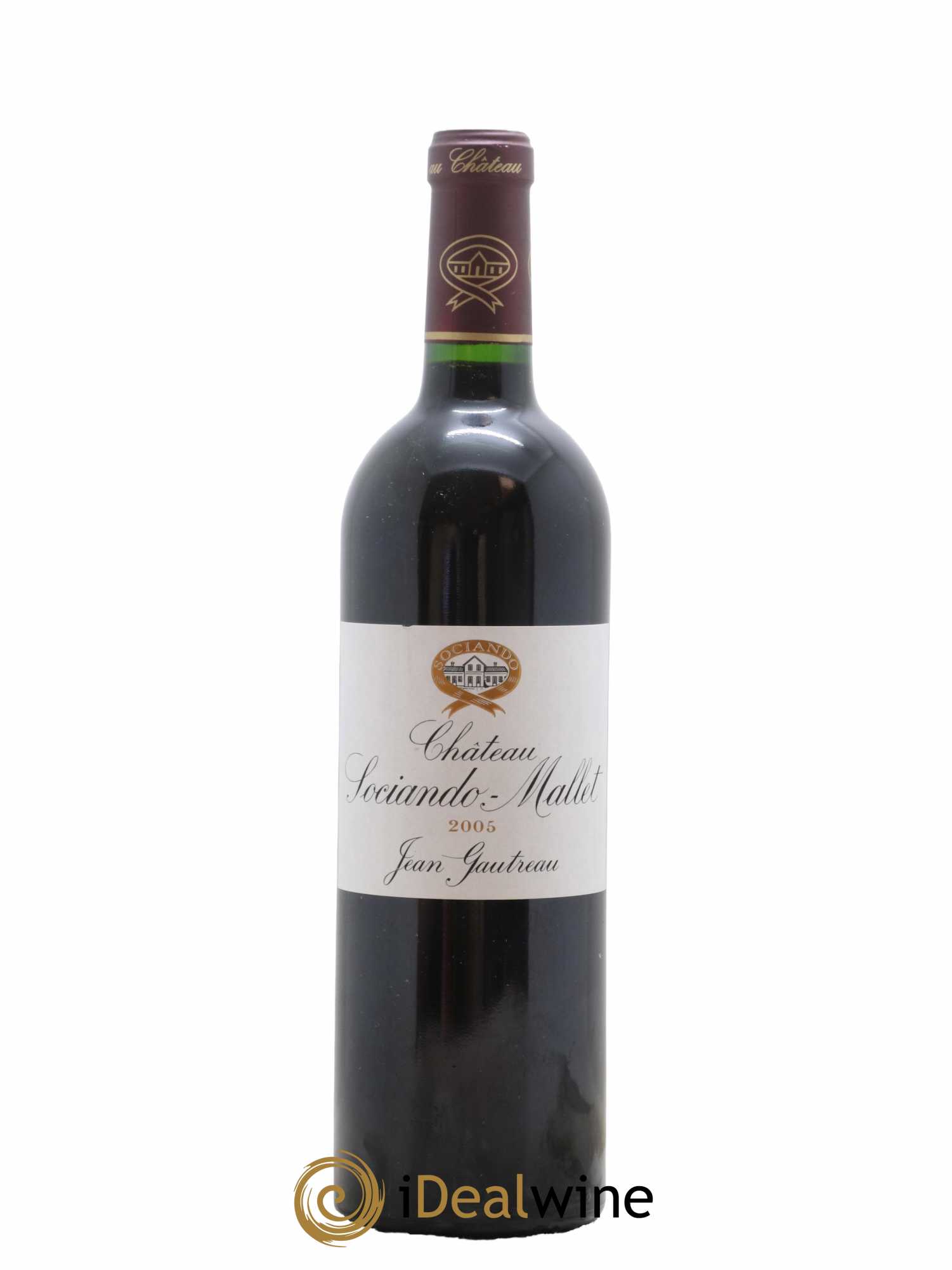 Château Sociando Mallet 2005 - Lot de 1 bouteille - 0
