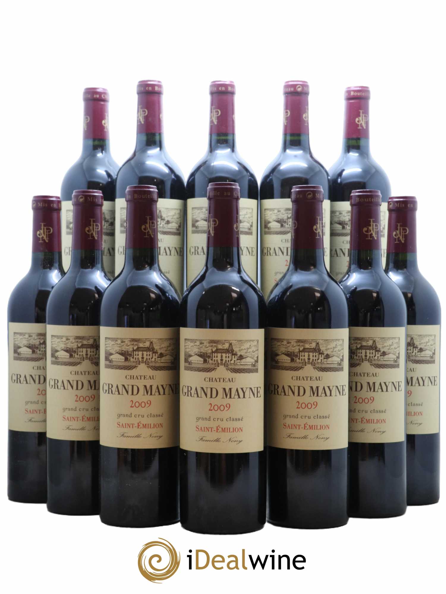 Château Grand Mayne Grand Cru Classé 2009 - Lot de 12 bouteilles - 0