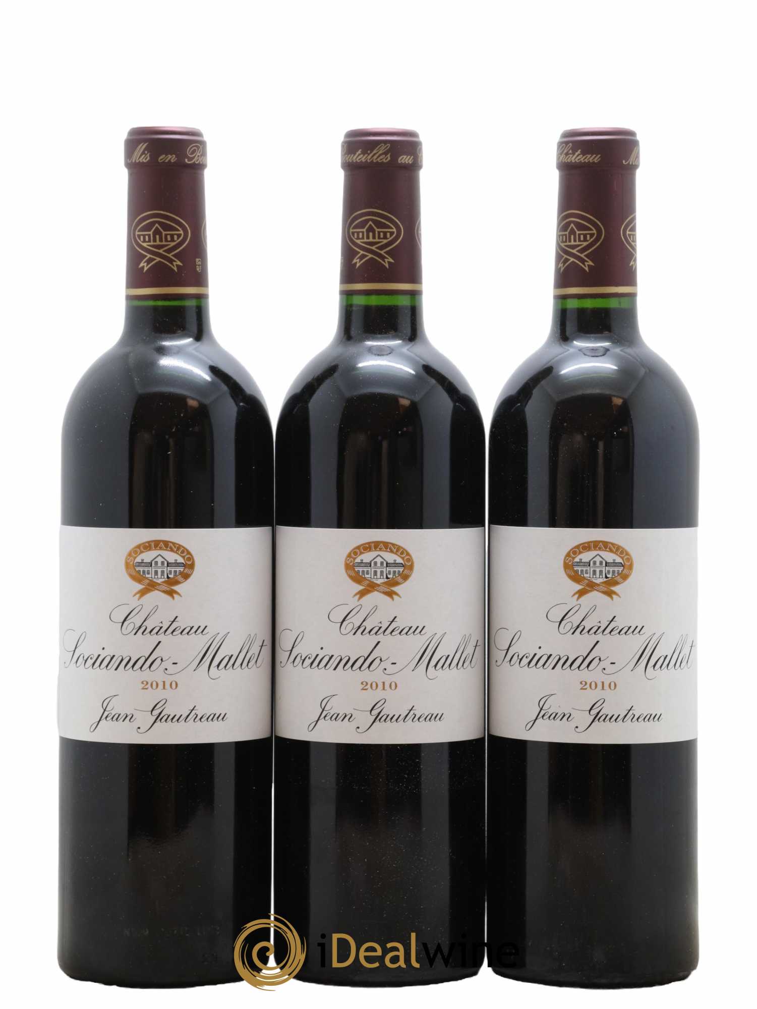 Château Sociando Mallet 2010 - Lot de 12 bouteilles - 1